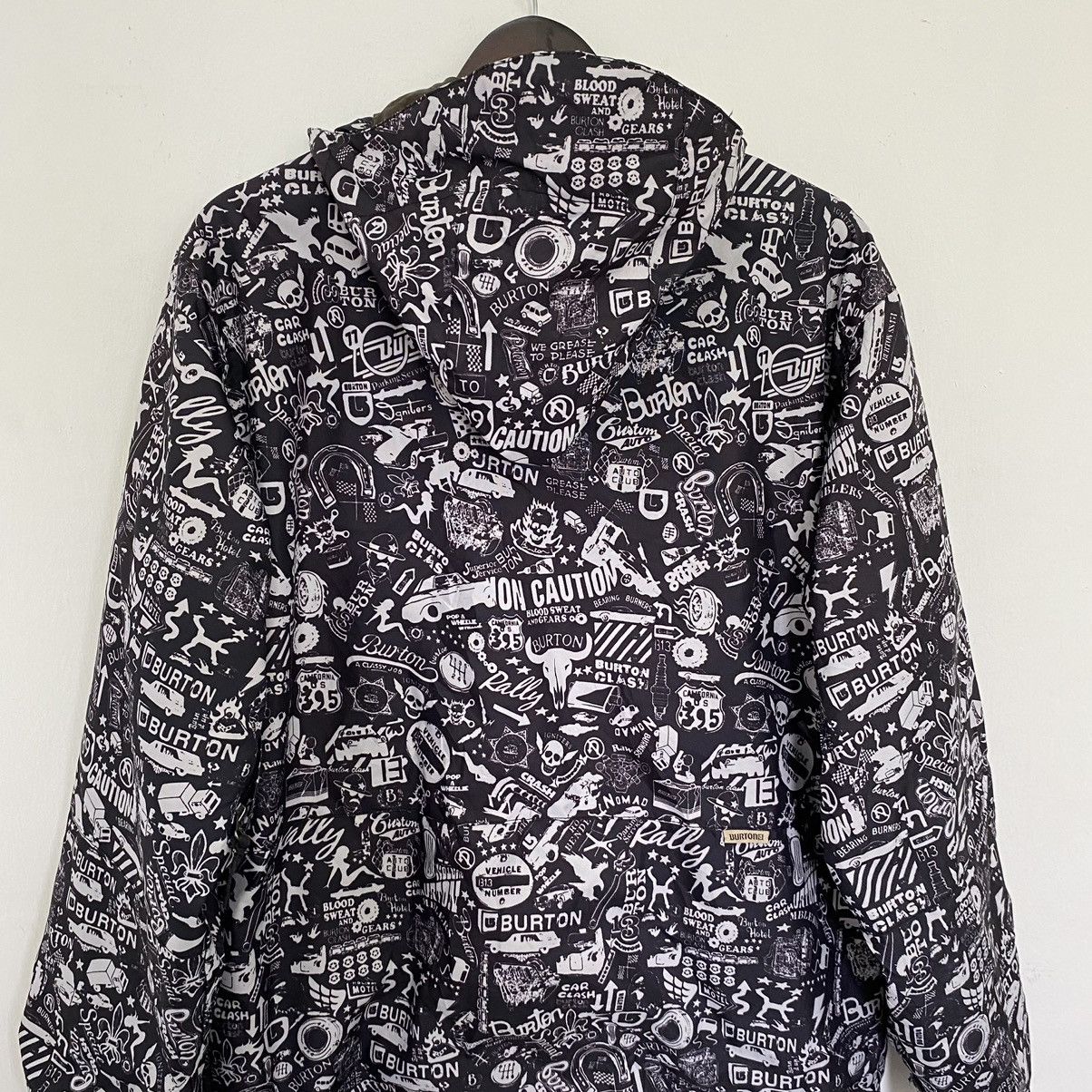 Japanese Brand × Vintage Vintage Burton Full Print Printed Hoodie Zip Up Jacket Size US XL / EU 56 / 4 - 6 Thumbnail