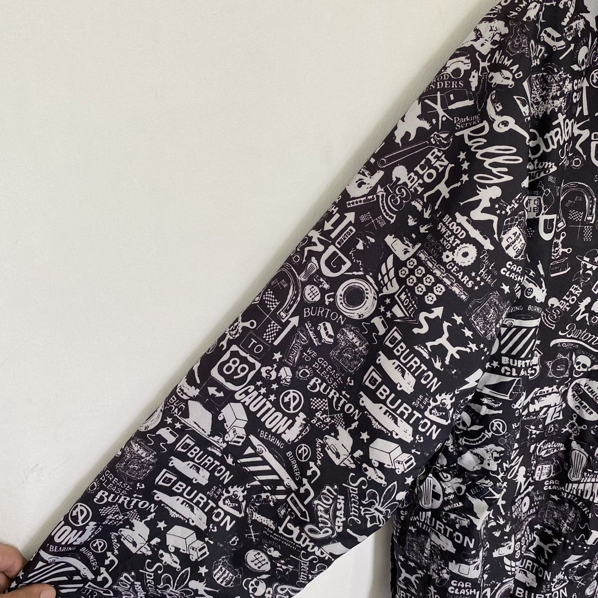 Japanese Brand × Vintage Vintage Burton Full Print Printed Hoodie Zip Up Jacket Size US XL / EU 56 / 4 - 7 Thumbnail