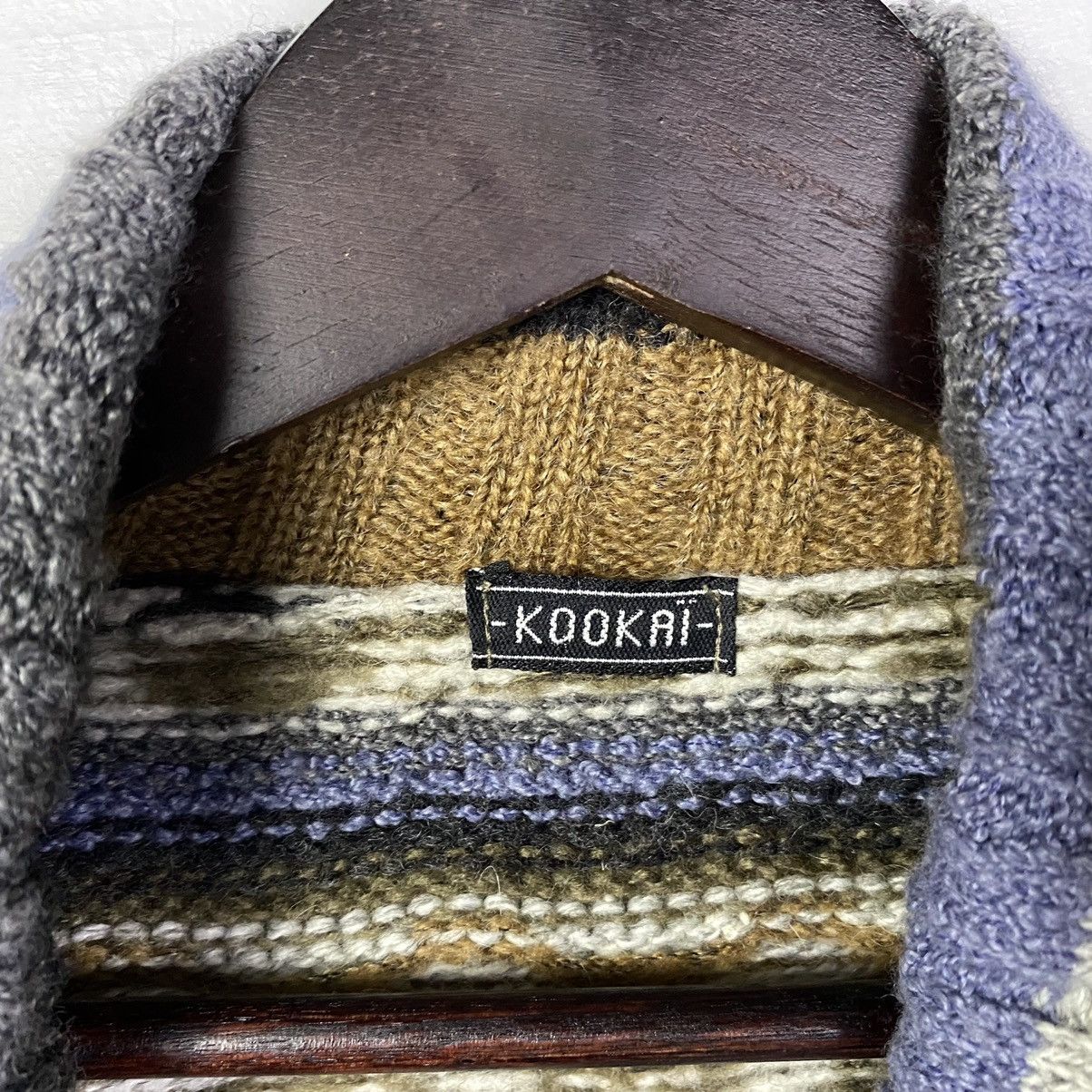 Aran Isles Knitwear Vintage Cardigan Knitwear Native Button Up Crop Top Size L / US 10 / IT 46 - 6 Thumbnail
