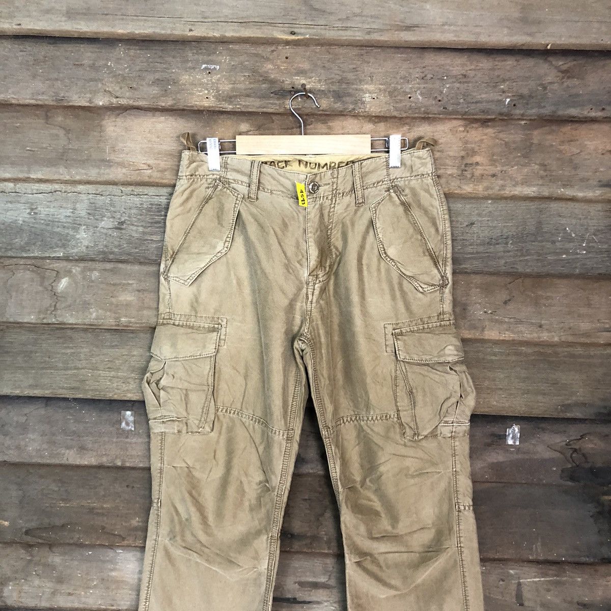 Japanese Brand Back Number Brown Multipocket Tactical Cargo Pants #4593 Size US 30 / EU 46 - 2 Thumbnail