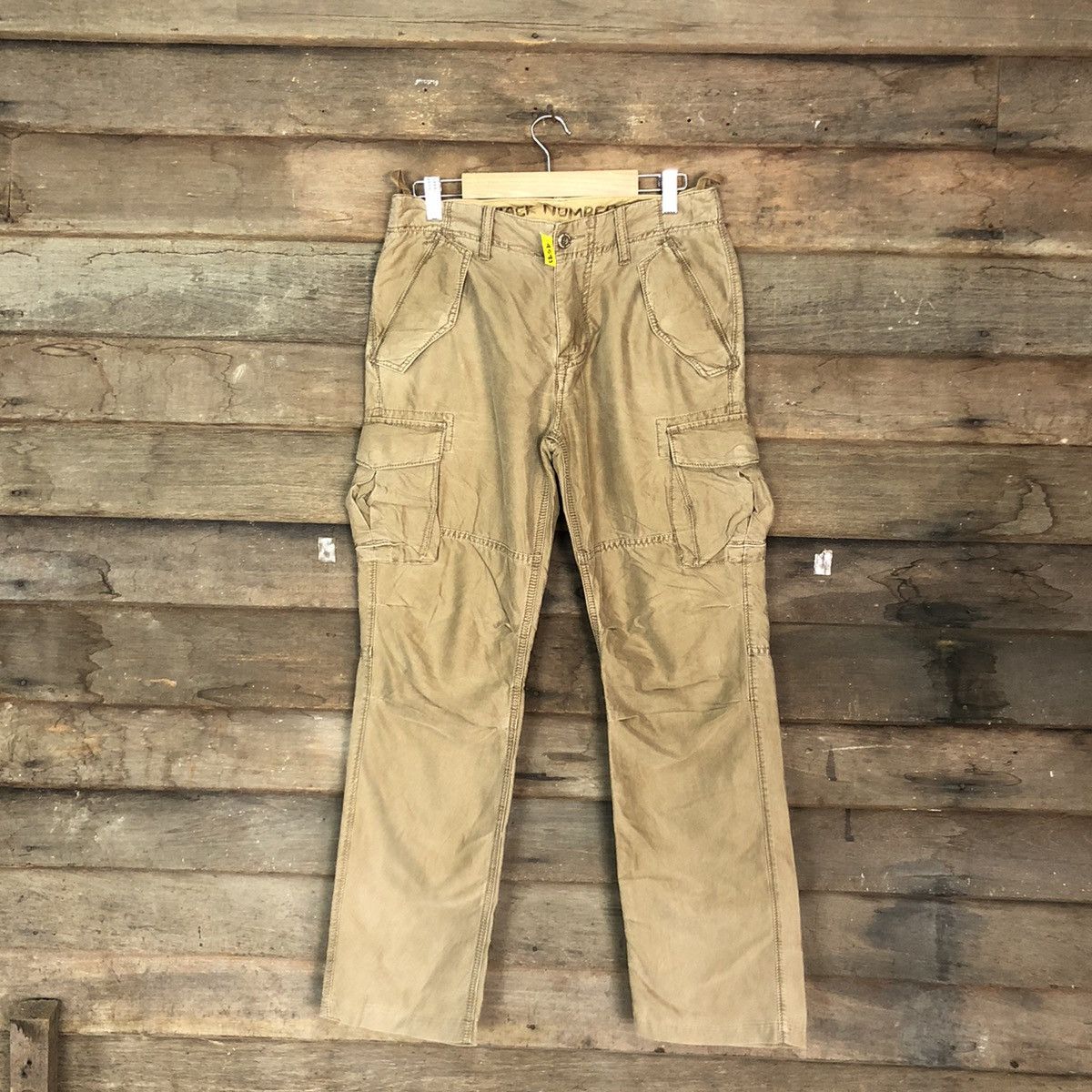 Japanese Brand Back Number Brown Multipocket Tactical Cargo Pants #4593 Size US 30 / EU 46 - 1 Thumbnail