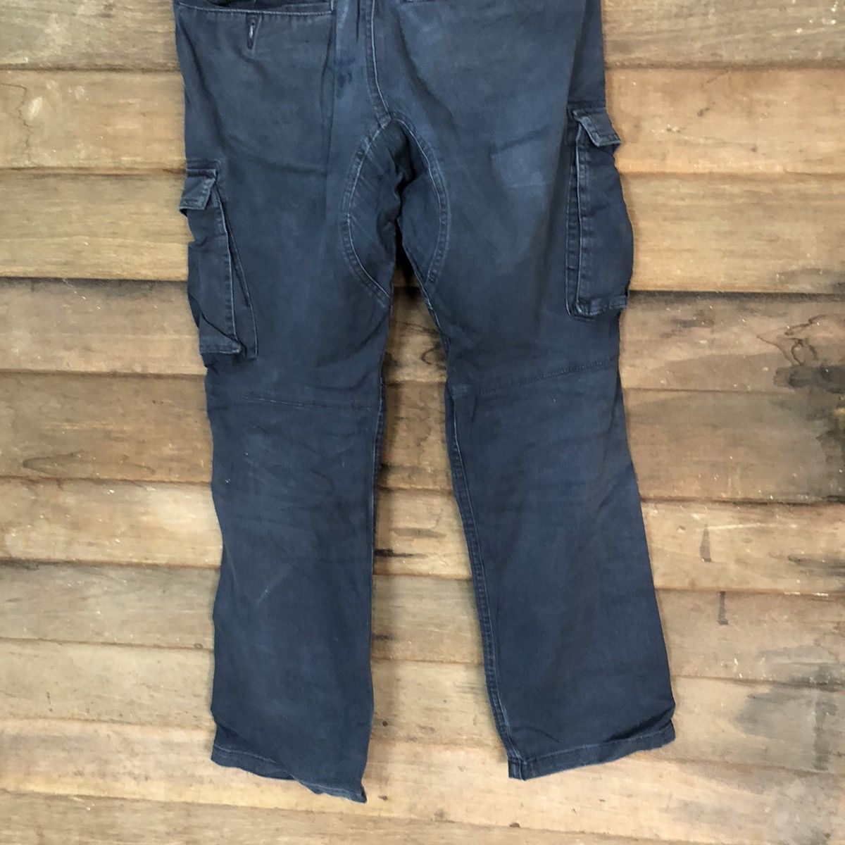 Faded Glory × Japanese Brand DL Geride Dark Blue Cargo tactical Multipocket Pants #5576 Size US 30 / EU 46 - 13 Thumbnail