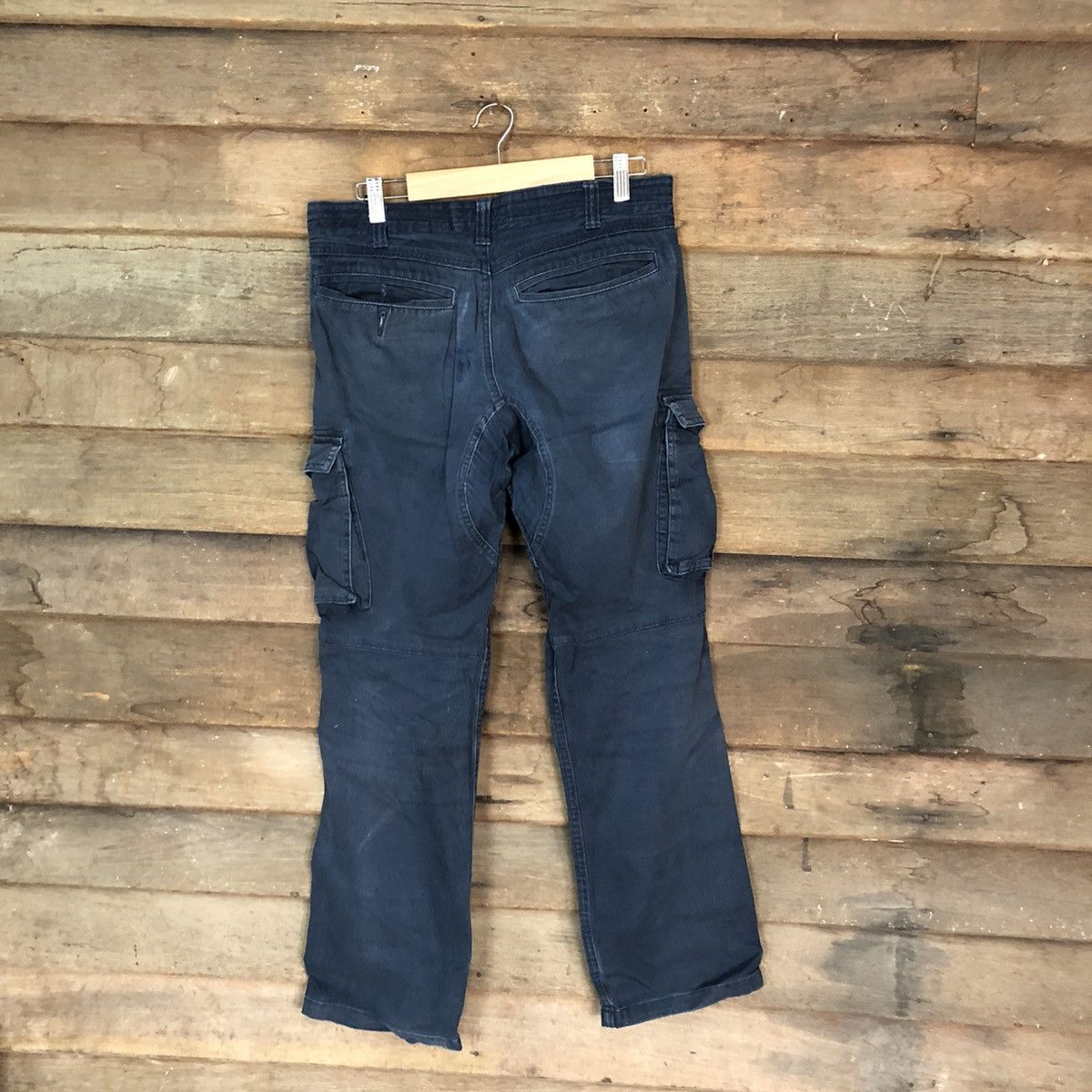 Faded Glory × Japanese Brand DL Geride Dark Blue Cargo tactical Multipocket Pants #5576 Size US 30 / EU 46 - 11 Thumbnail