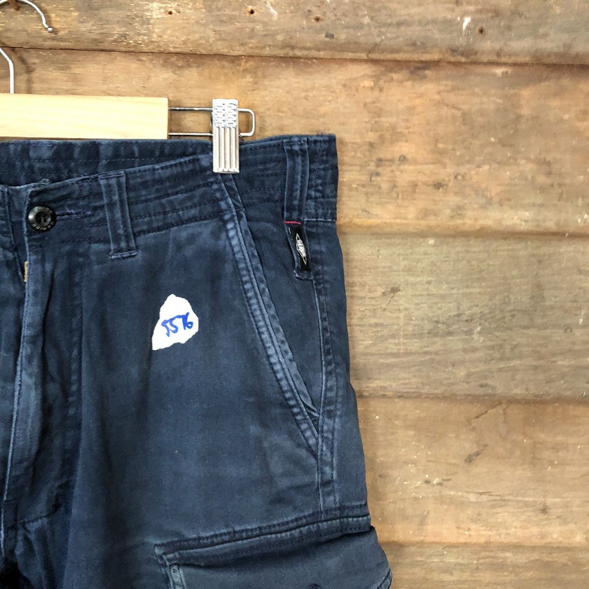 Faded Glory × Japanese Brand DL Geride Dark Blue Cargo tactical Multipocket Pants #5576 Size US 30 / EU 46 - 5 Thumbnail
