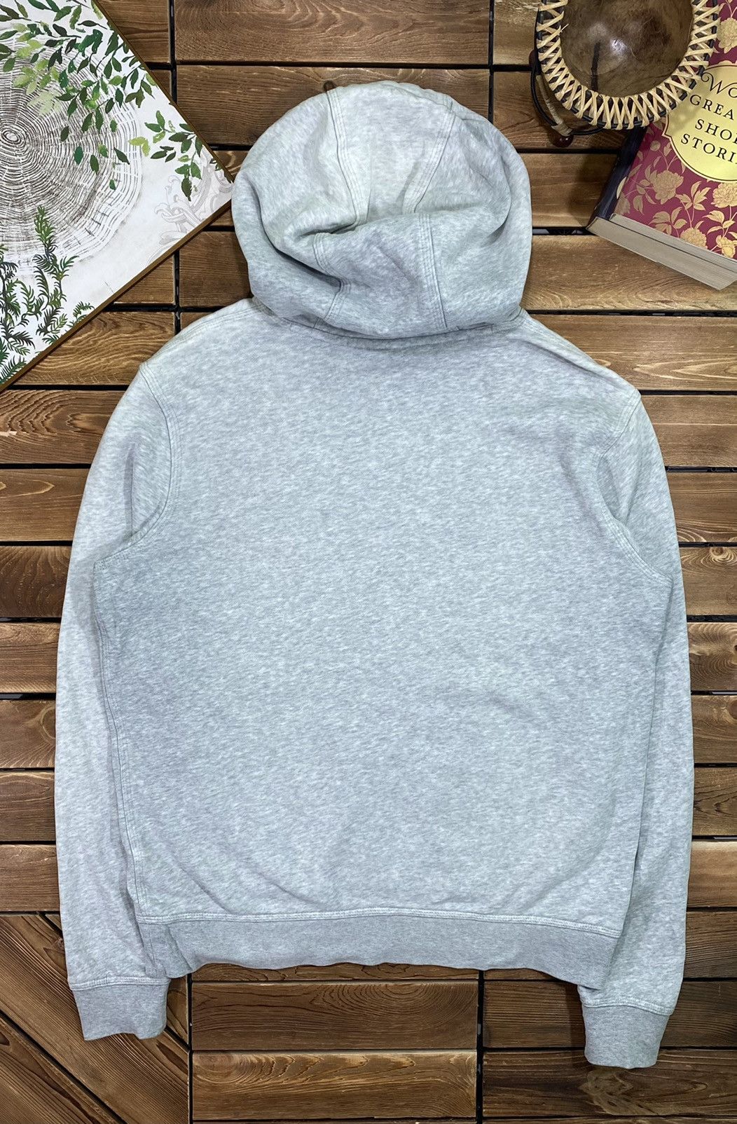Nike × Vintage Vintage Nike small logo With Hoodie Sweatshirt Size L Size US L / EU 52-54 / 3 - 9 Thumbnail
