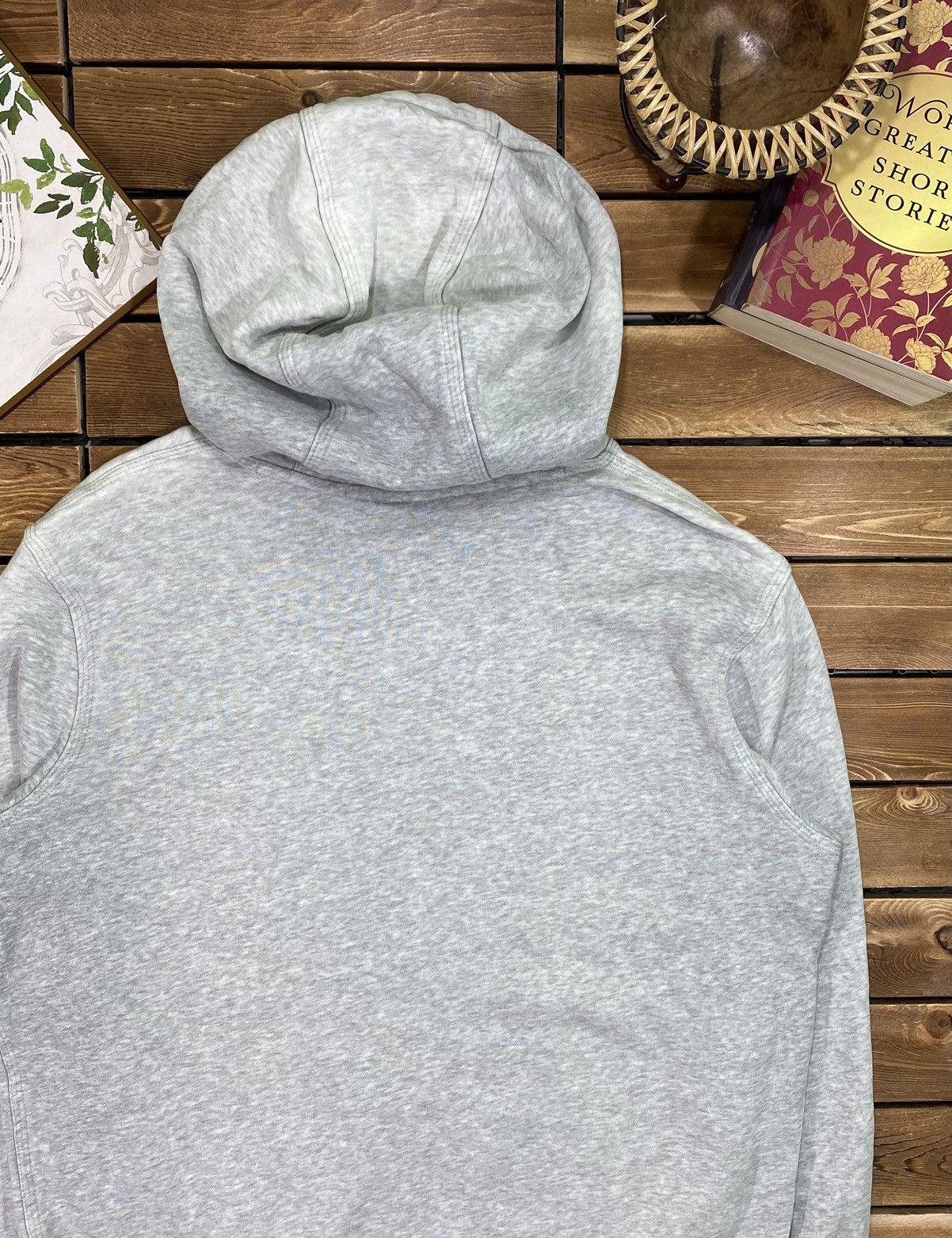 Nike × Vintage Vintage Nike small logo With Hoodie Sweatshirt Size L Size US L / EU 52-54 / 3 - 10 Thumbnail