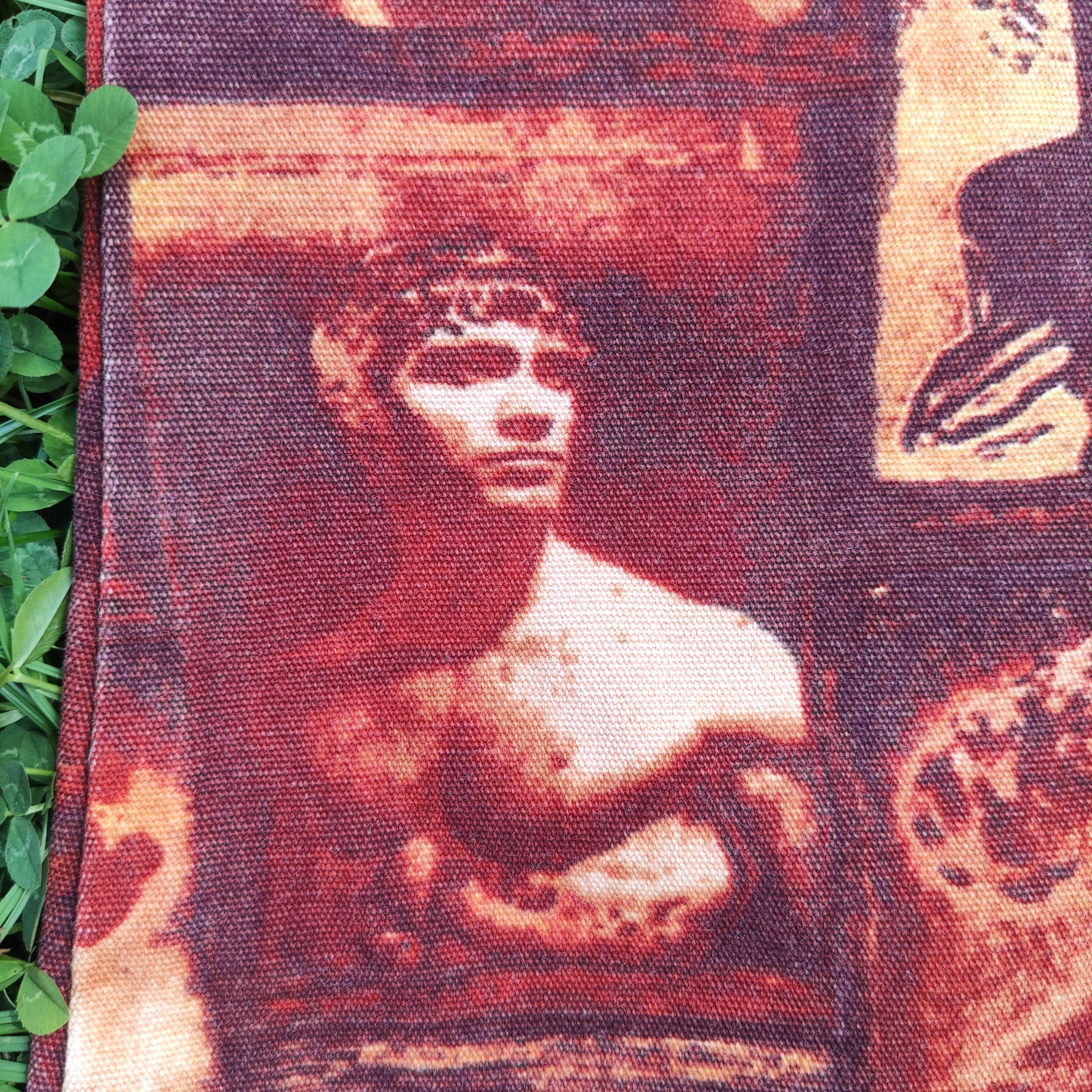 Jean Paul Gaultier Jean Paul Gaultier Face Faces Adonis Portrait Vintage Pants Size 25" / US 0 / IT 36 - 11 Thumbnail