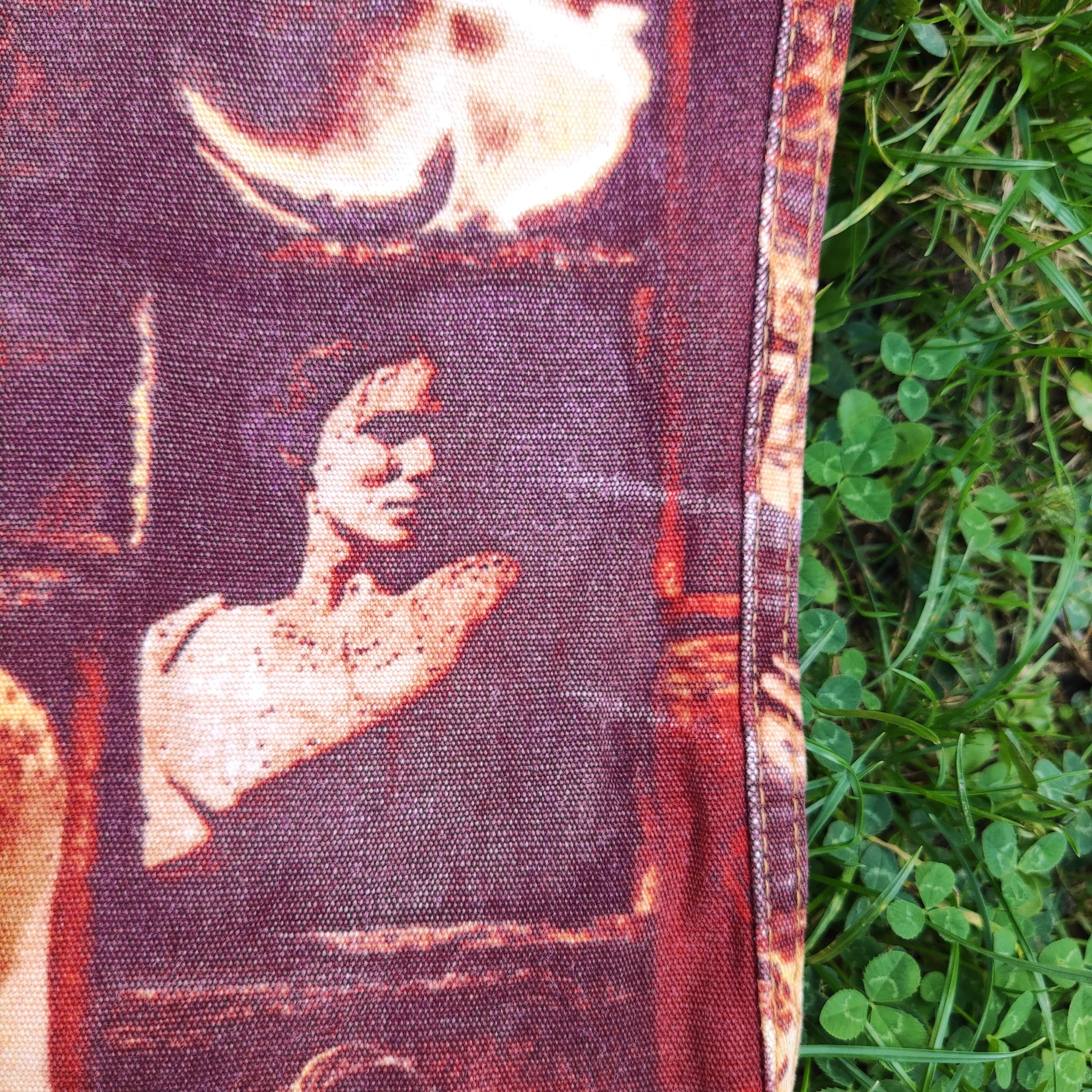 Jean Paul Gaultier Jean Paul Gaultier Face Faces Adonis Portrait Vintage Pants Size 25" / US 0 / IT 36 - 9 Thumbnail