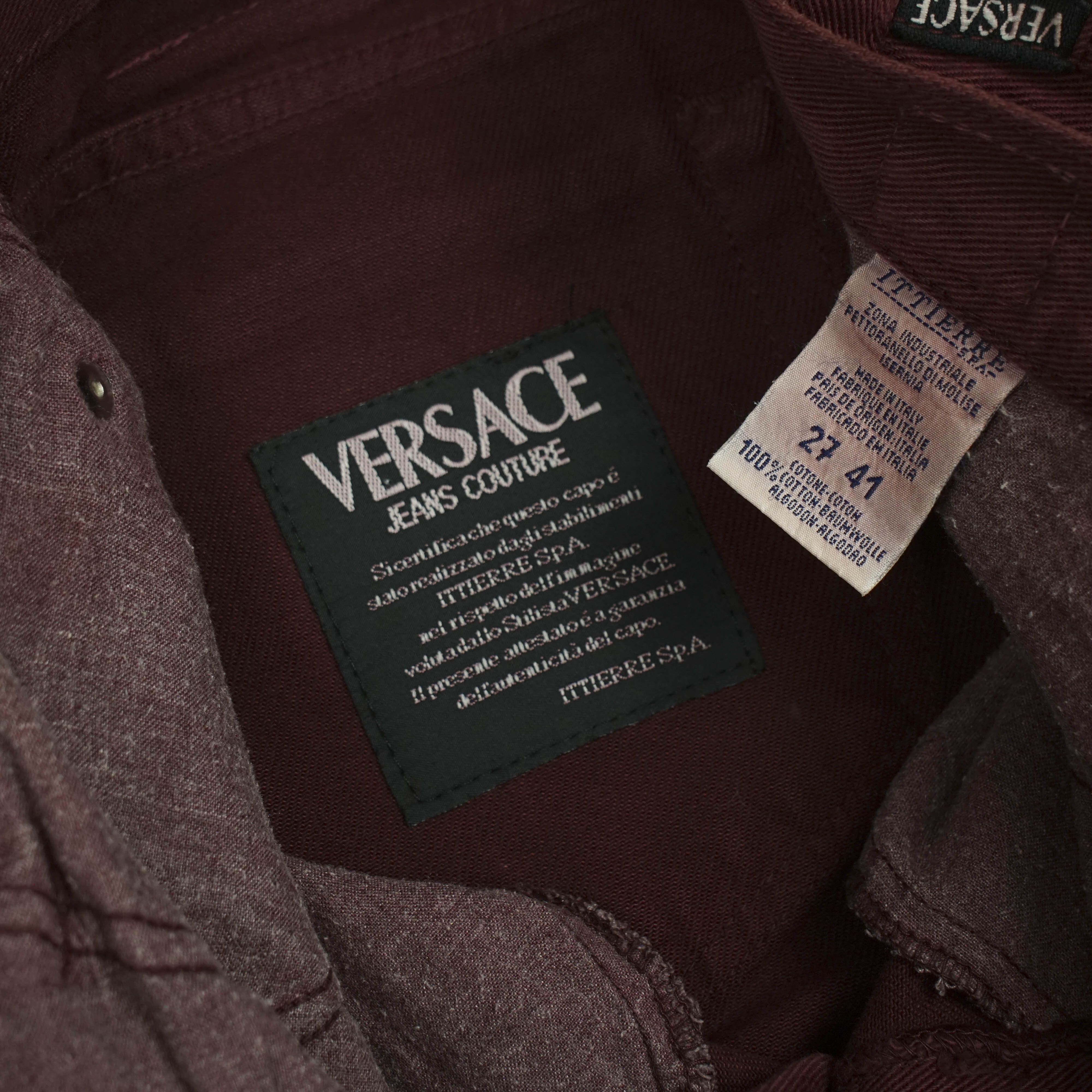 Versace *NoTariff 90s Versace High Waist Pants Size 27" / US 4 / IT 40 - 5 Thumbnail