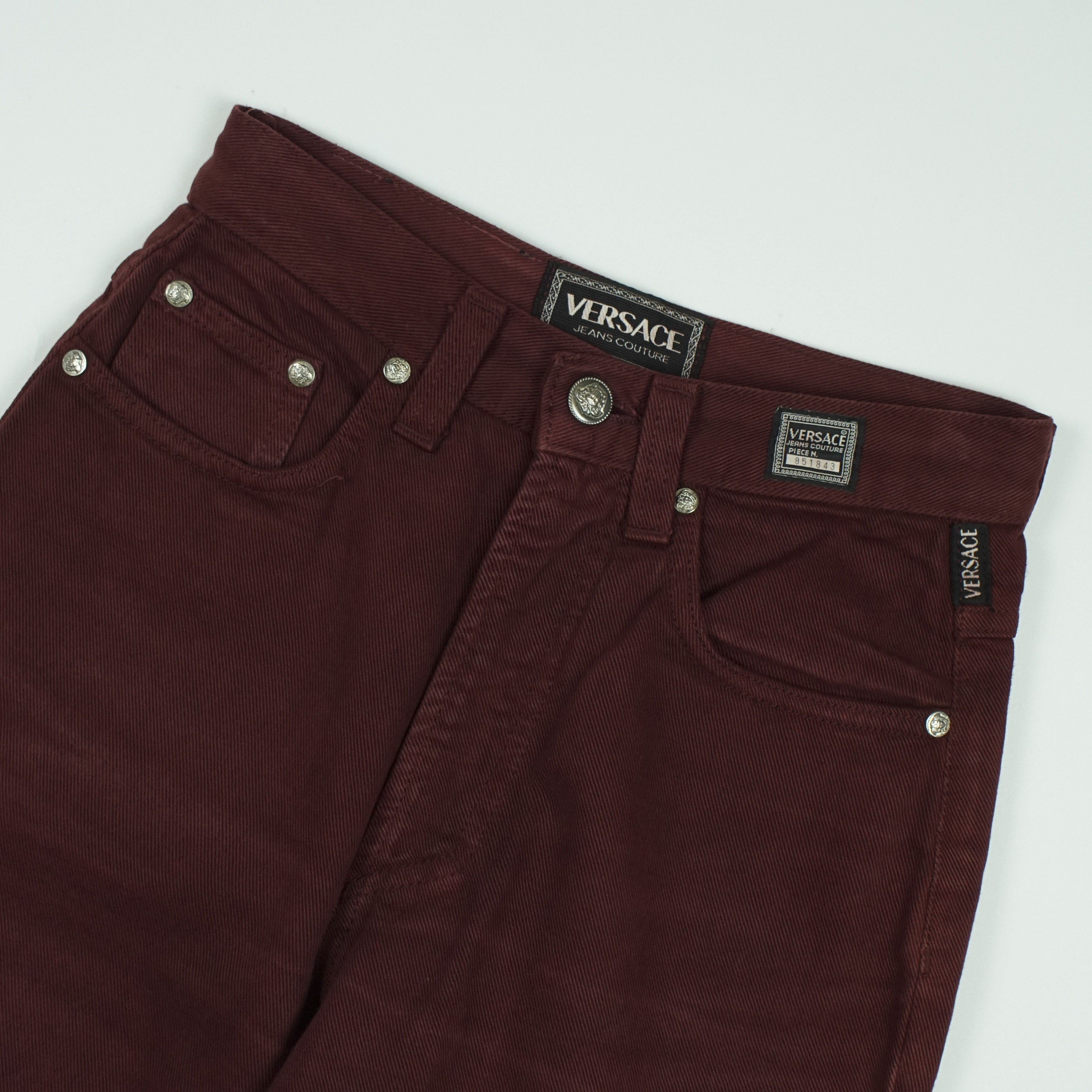 Versace *NoTariff 90s Versace High Waist Pants Size 27" / US 4 / IT 40 - 2 Thumbnail