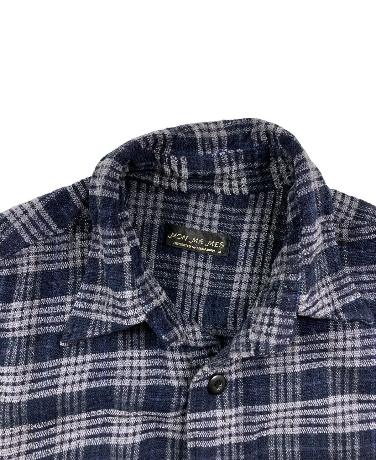 Japanese Brand × Vintage Vintage 90s Japanese Brand Mon Ma Mes by Shimura Dark Blue Size US M / EU 48-50 / 2 - 3 Thumbnail