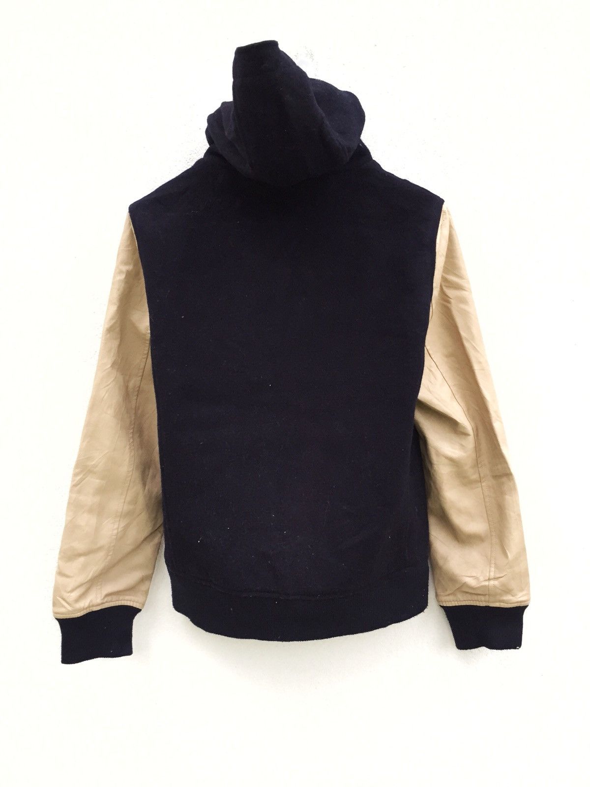 United Arrows A Day in The Life Wool PVC Sleeve Varsity Jacket Size US M / EU 48-50 / 2 - 2 Thumbnail