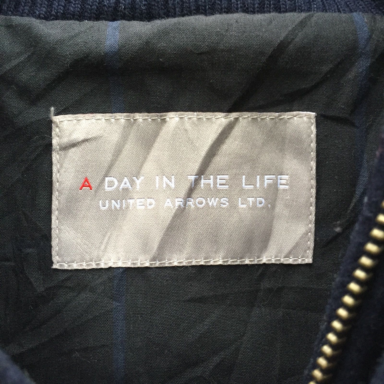 United Arrows A Day in The Life Wool PVC Sleeve Varsity Jacket Size US M / EU 48-50 / 2 - 7 Thumbnail