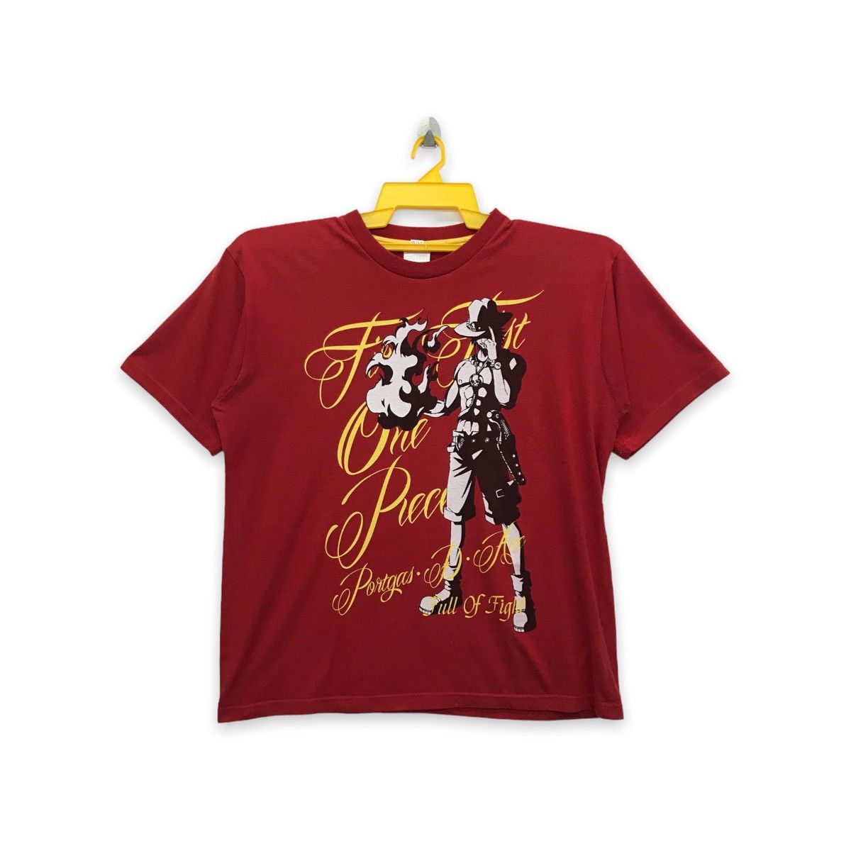 Anime × Cartoon Network × Japanese Brand One Piece Portgas D Ace Men tshirt Size US XL / EU 56 / 4 - 1 Thumbnail