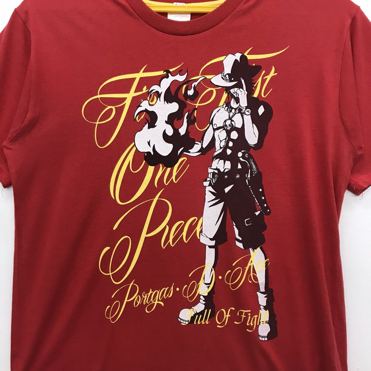 Anime × Cartoon Network × Japanese Brand One Piece Portgas D Ace Men tshirt Size US XL / EU 56 / 4 - 3 Thumbnail