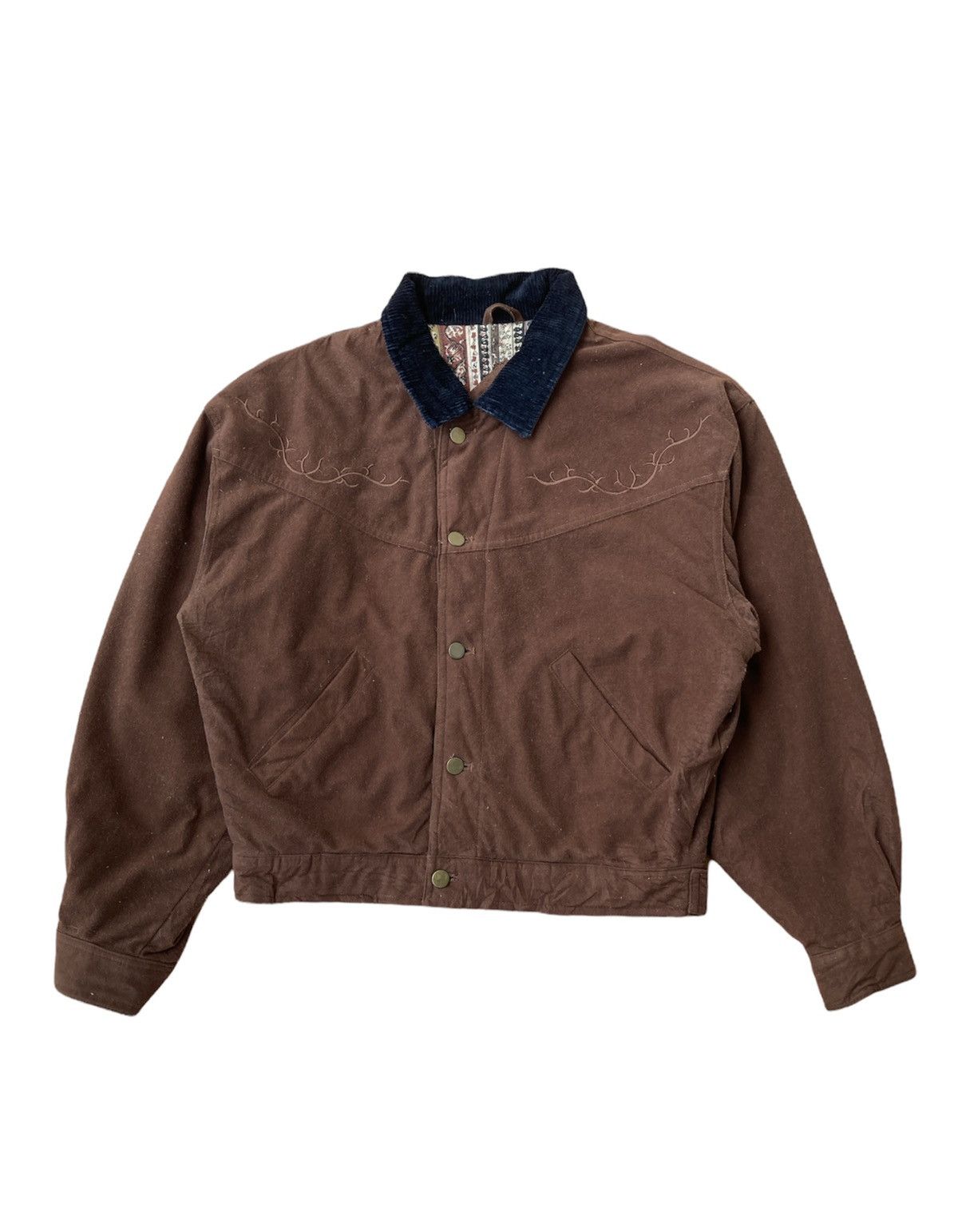 Japanese Brand × Vintage Vintage Red Hot Blue RHB Jacket Brown Size M Size US M / EU 48-50 / 2 - 2 Thumbnail