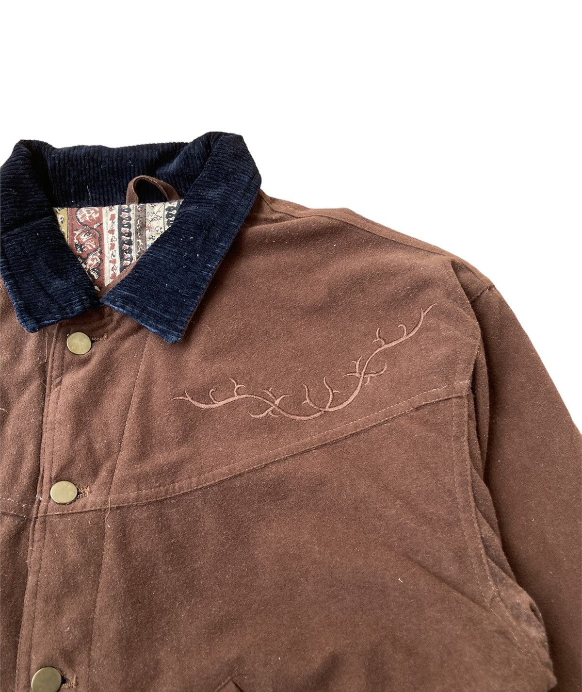 Japanese Brand × Vintage Vintage Red Hot Blue RHB Jacket Brown Size M Size US M / EU 48-50 / 2 - 3 Thumbnail