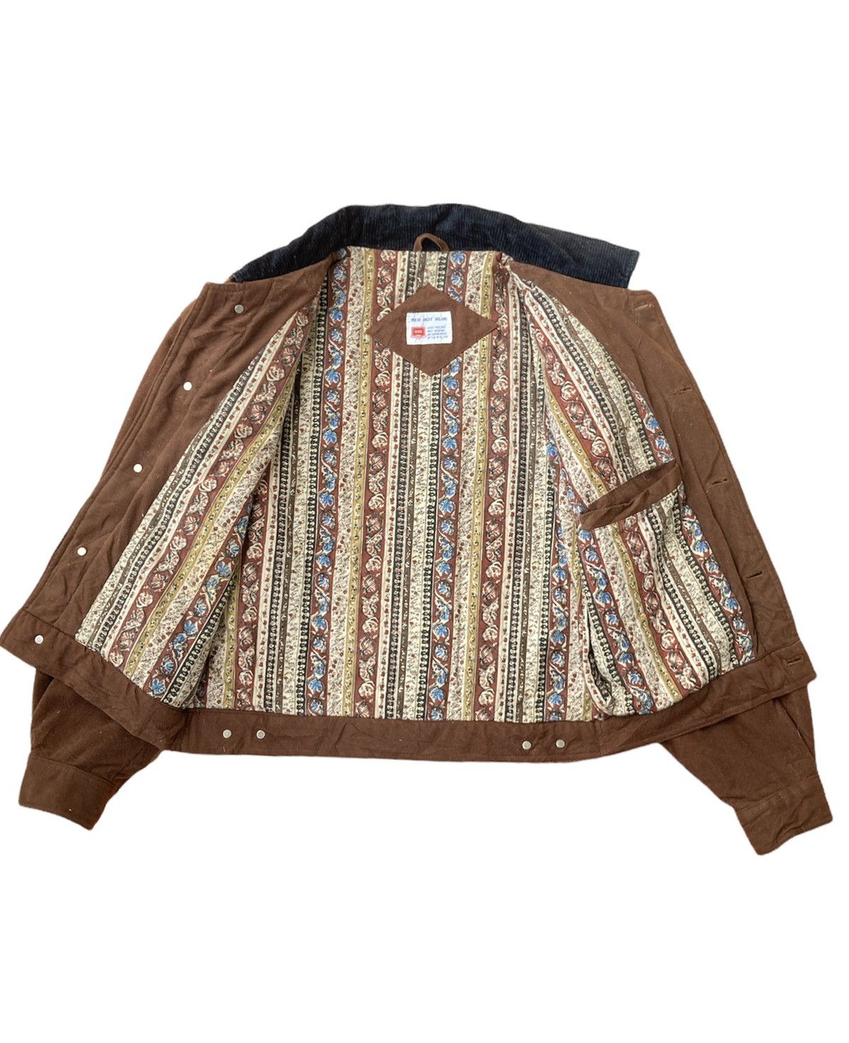 Japanese Brand × Vintage Vintage Red Hot Blue RHB Jacket Brown Size M Size US M / EU 48-50 / 2 - 1 Thumbnail