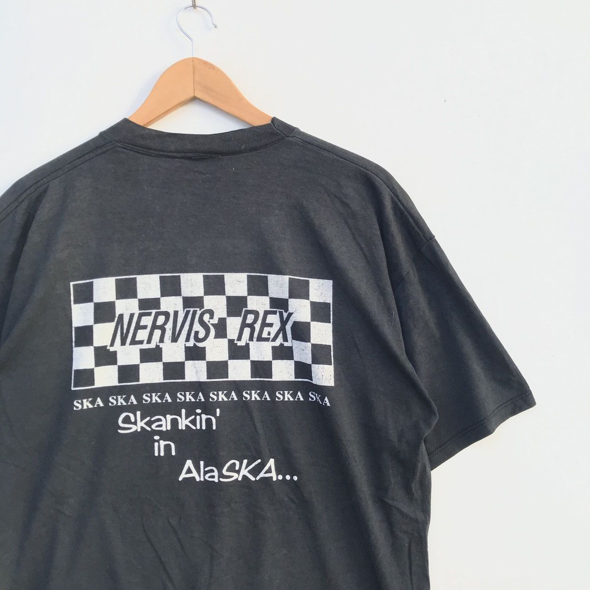 Band Tees × Japanese Brand × Vintage Vintage Ska World Tour Nervis Rex Ska Alaska Oldskool Size US L / EU 52-54 / 3 - 4 Thumbnail