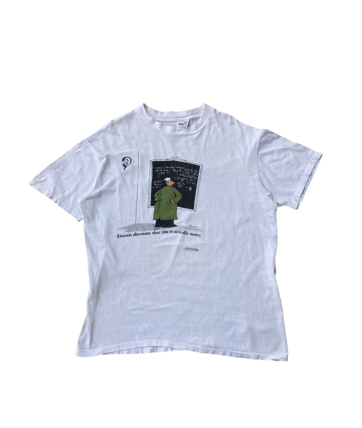Rap Tees × Vintage Vintage Albert Einstein Stedman 1985 Universal Press Syndica Size US L / EU 52-54 / 3 - 1 Thumbnail