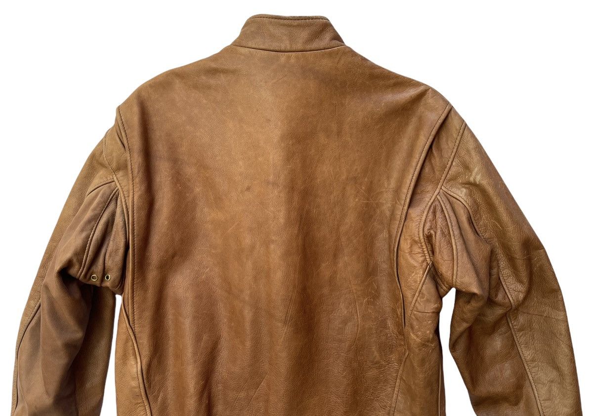 Schott SCHOTT CAFE RACER LEATHER BIKER JACKET Size US M / EU 48-50 / 2 - 11 Thumbnail