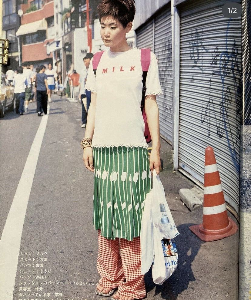 20471120 90's MILK , MILK BOY center spell out tee Size M / US 6-8 / IT 42-44 - 2 Thumbnail