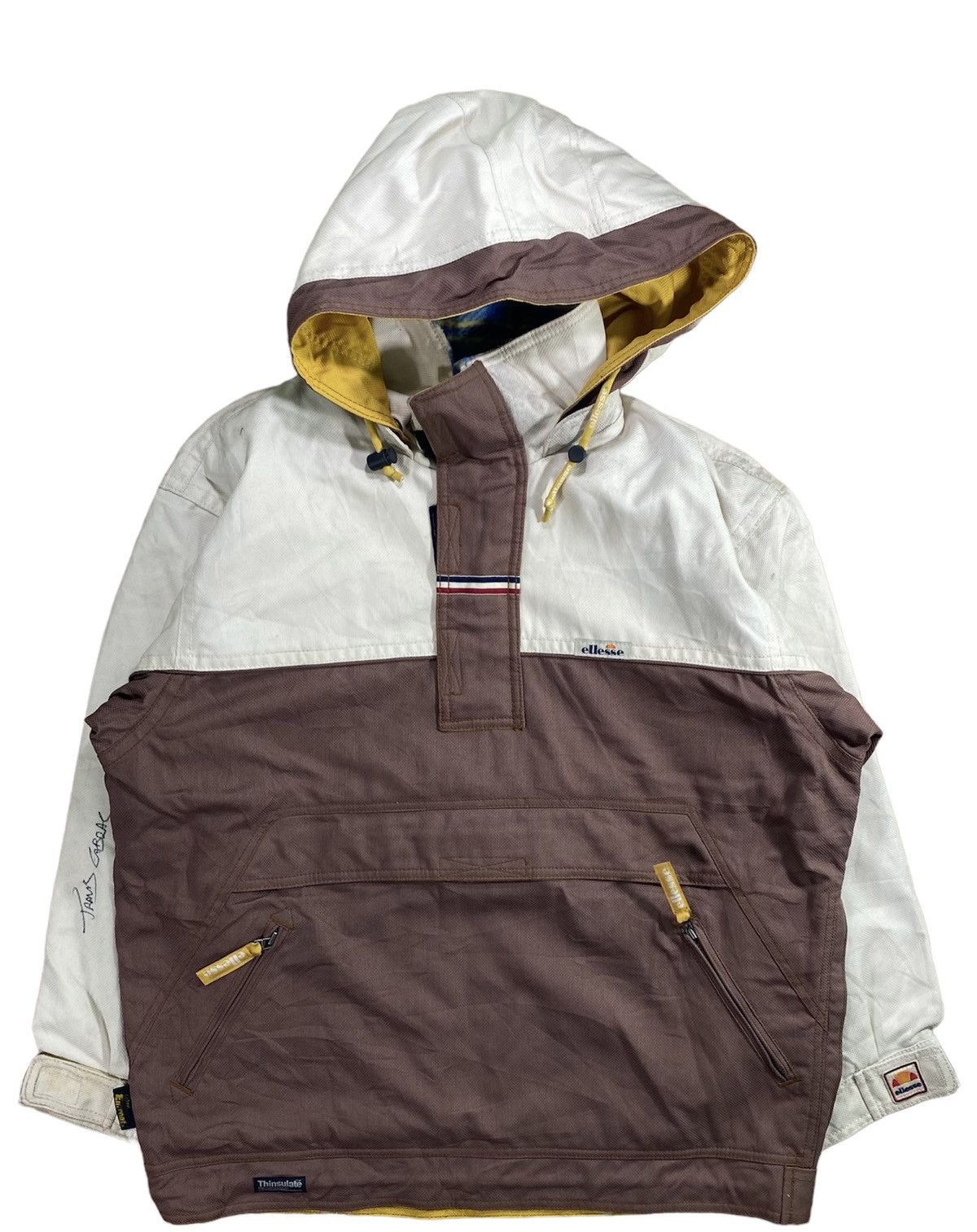 Vintage Vintage Ellesse Ski Thinsulate Fabric Entront Travis Cabral Size US S / EU 44-46 / 1 - 1 Thumbnail