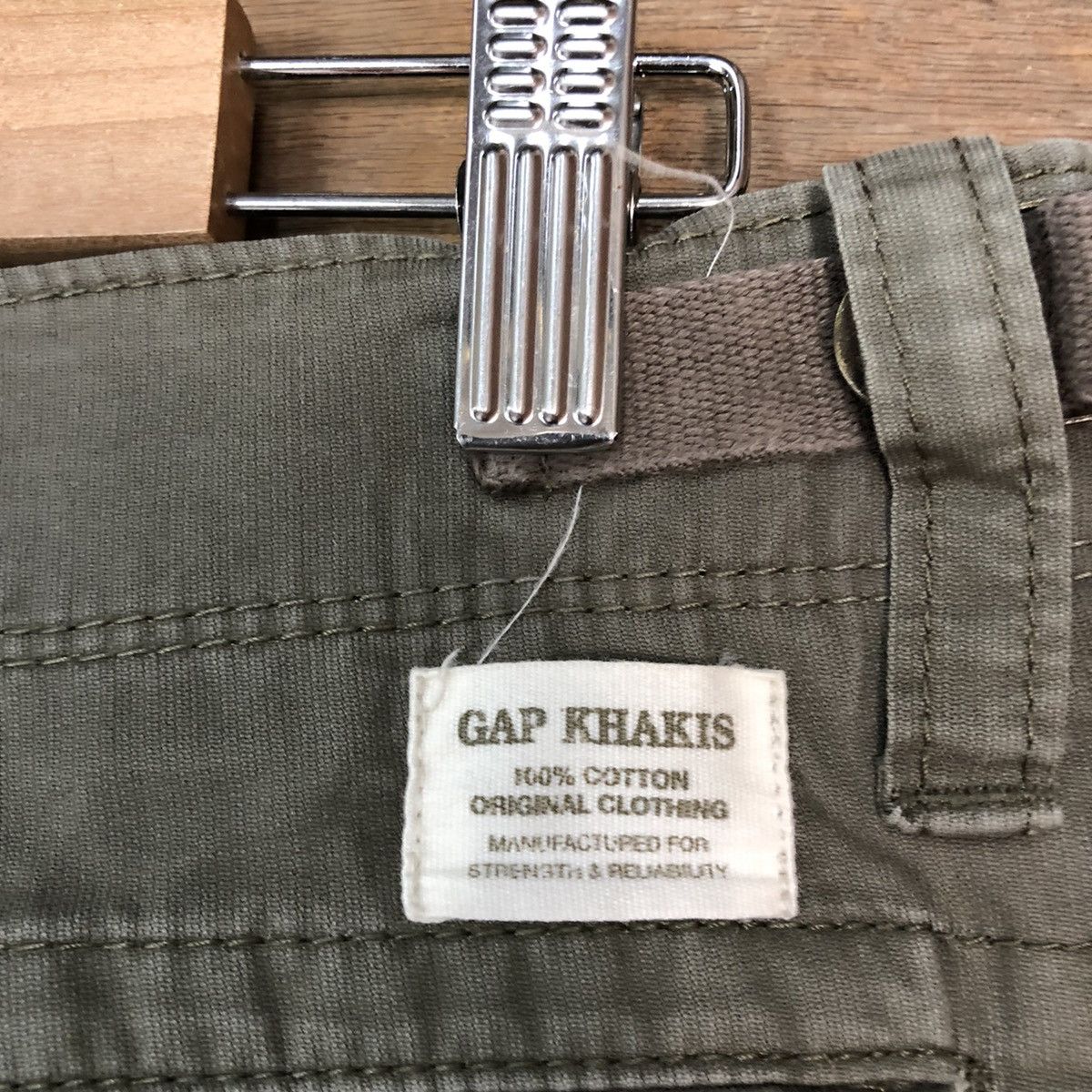 Gap Gap Khakis Grey Multipocket Tactical Cargo Pants #4381 Size US 31 - 12 Thumbnail