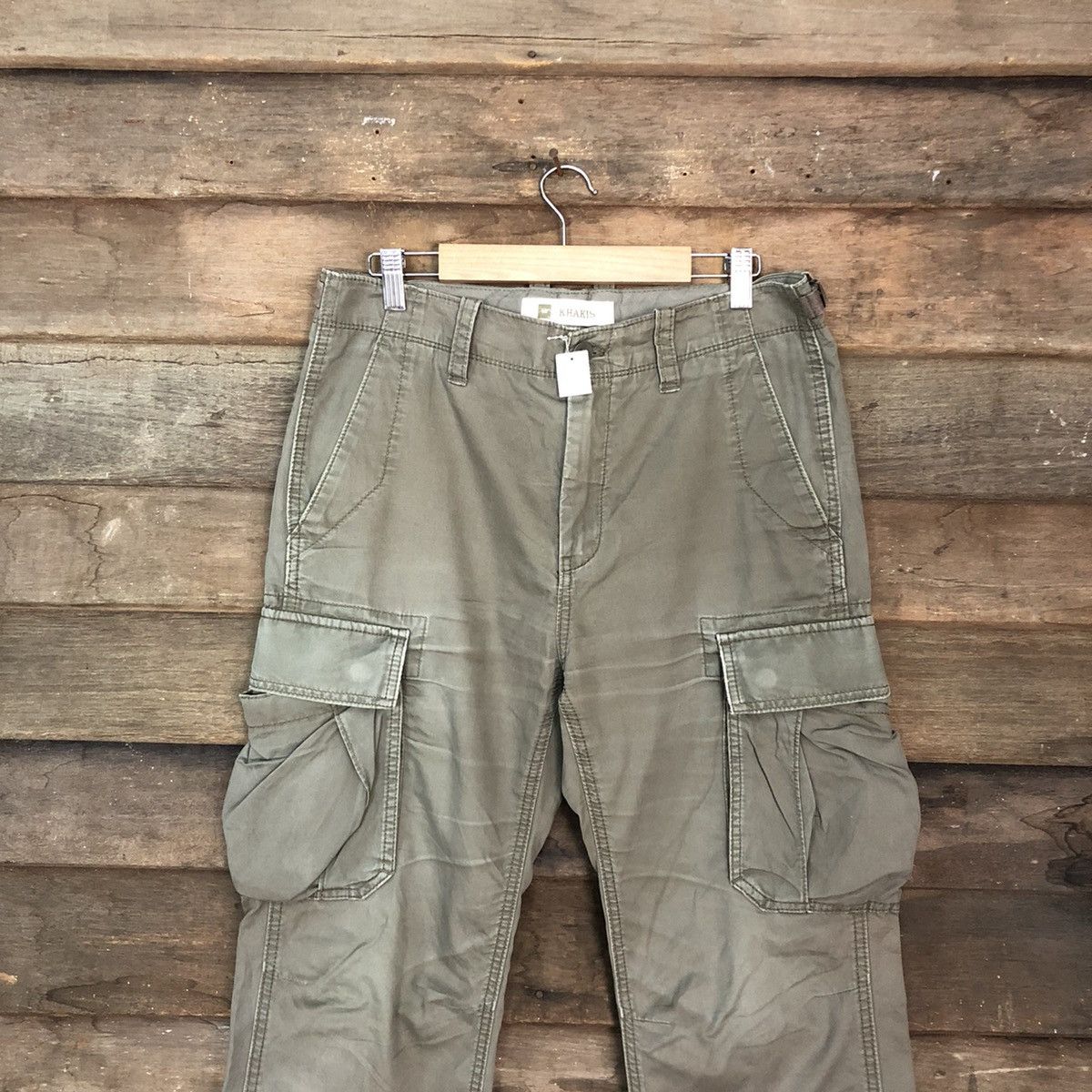 Gap Gap Khakis Grey Multipocket Tactical Cargo Pants #4381 Size US 31 - 2 Thumbnail