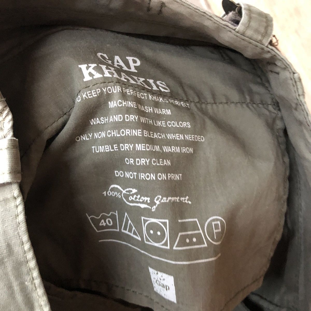 Gap Gap Khakis Grey Multipocket Tactical Cargo Pants #4381 Size US 31 - 15 Thumbnail