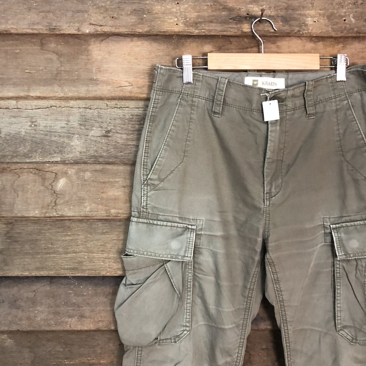 Gap Gap Khakis Grey Multipocket Tactical Cargo Pants #4381 Size US 31 - 6 Thumbnail