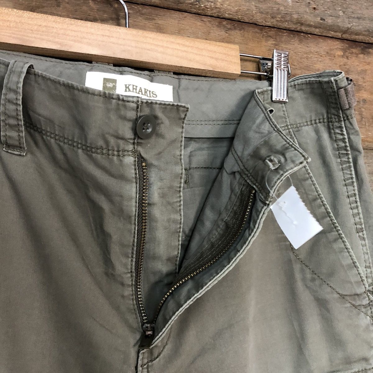 Gap Gap Khakis Grey Multipocket Tactical Cargo Pants #4381 Size US 31 - 8 Thumbnail