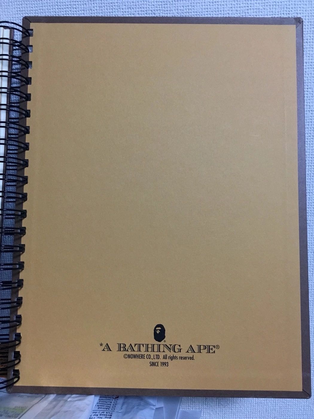 Bape 🎁 DS Notebook Bape Logo Stationary Binder Members Only Size ONE SIZE - 9 Thumbnail