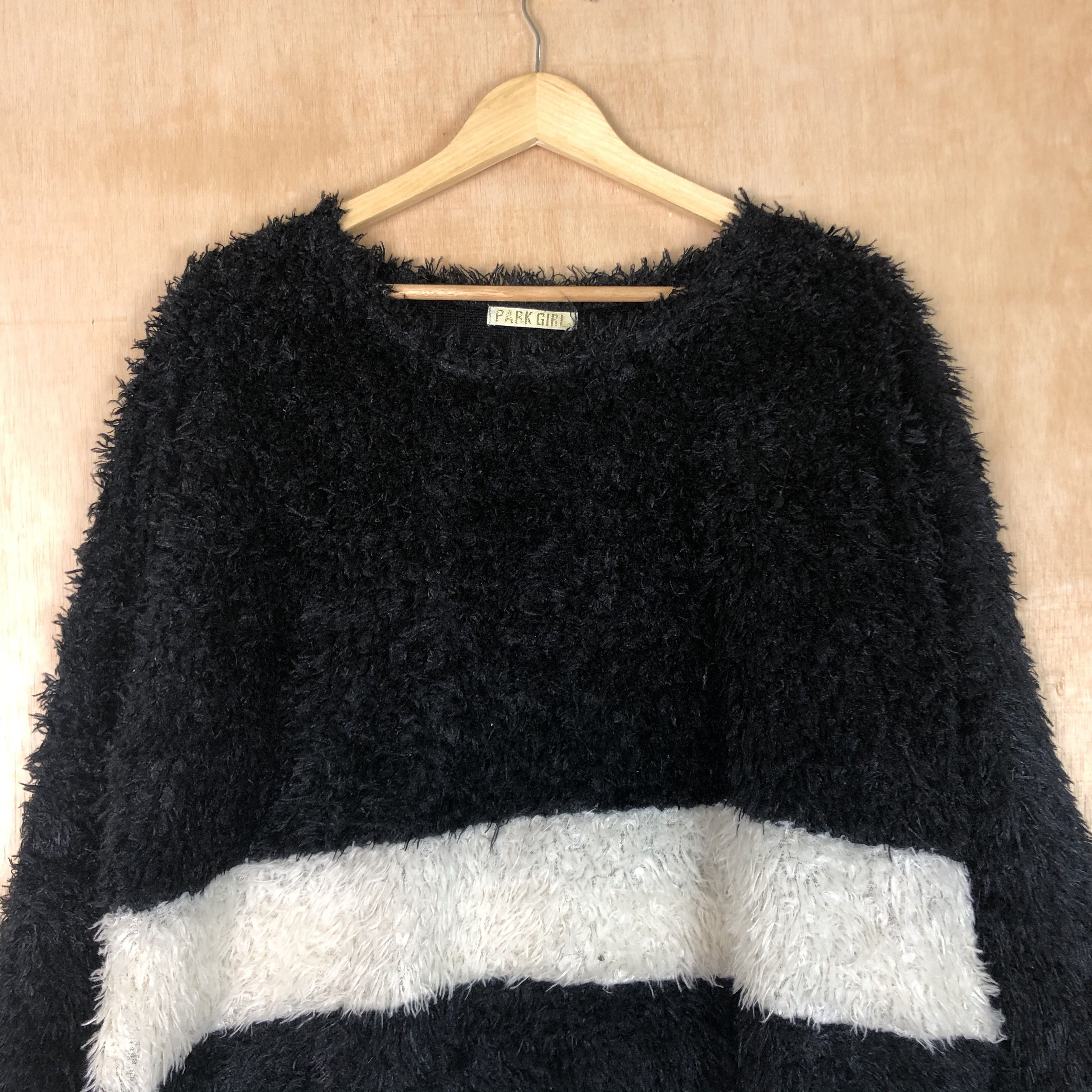 Homespun Knitwear DLL Park Girl japan knitwear shag shaggy mohair fur #c040 Size US XL / EU 56 / 4 - 2 Thumbnail