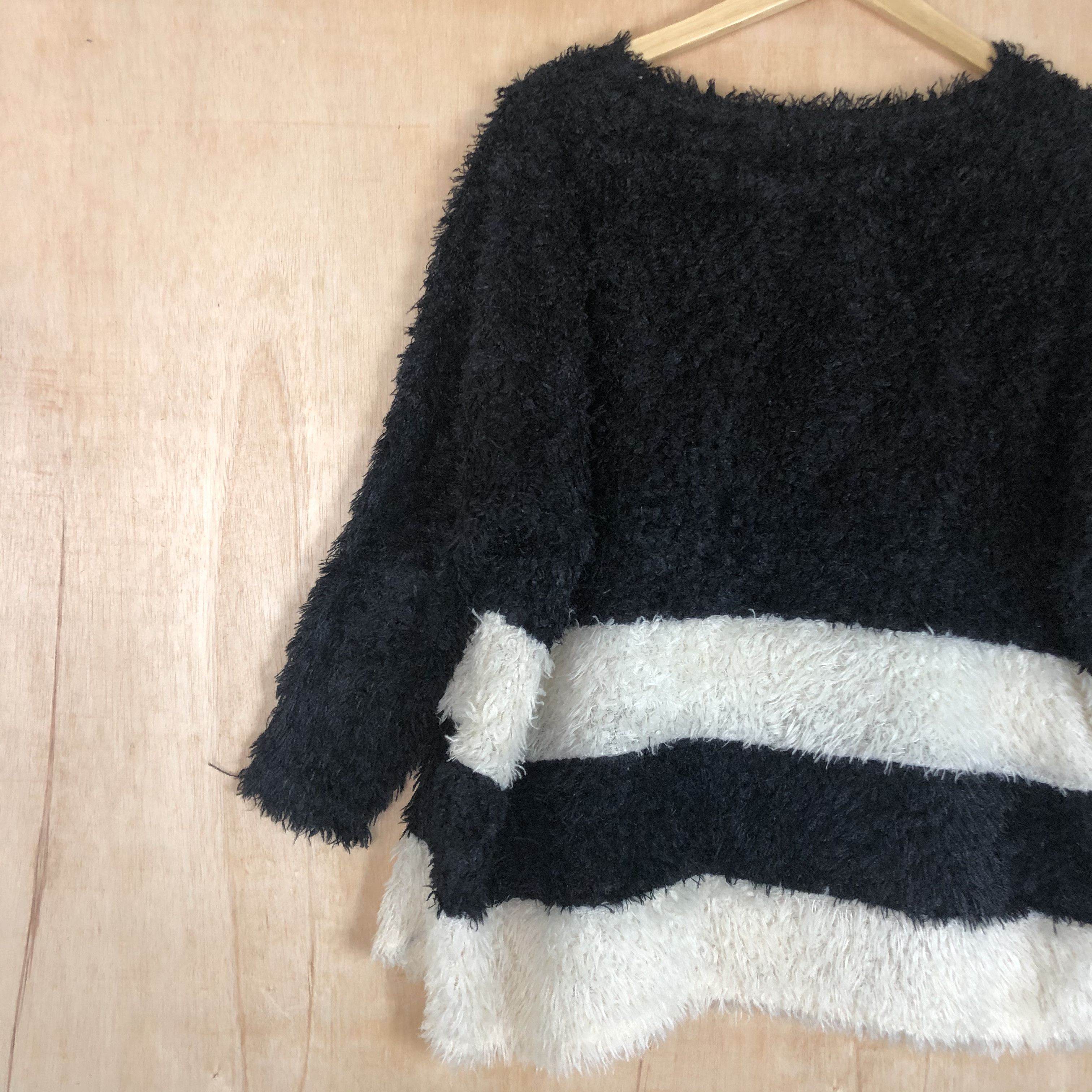 Homespun Knitwear DLL Park Girl japan knitwear shag shaggy mohair fur #c040 Size US XL / EU 56 / 4 - 11 Thumbnail