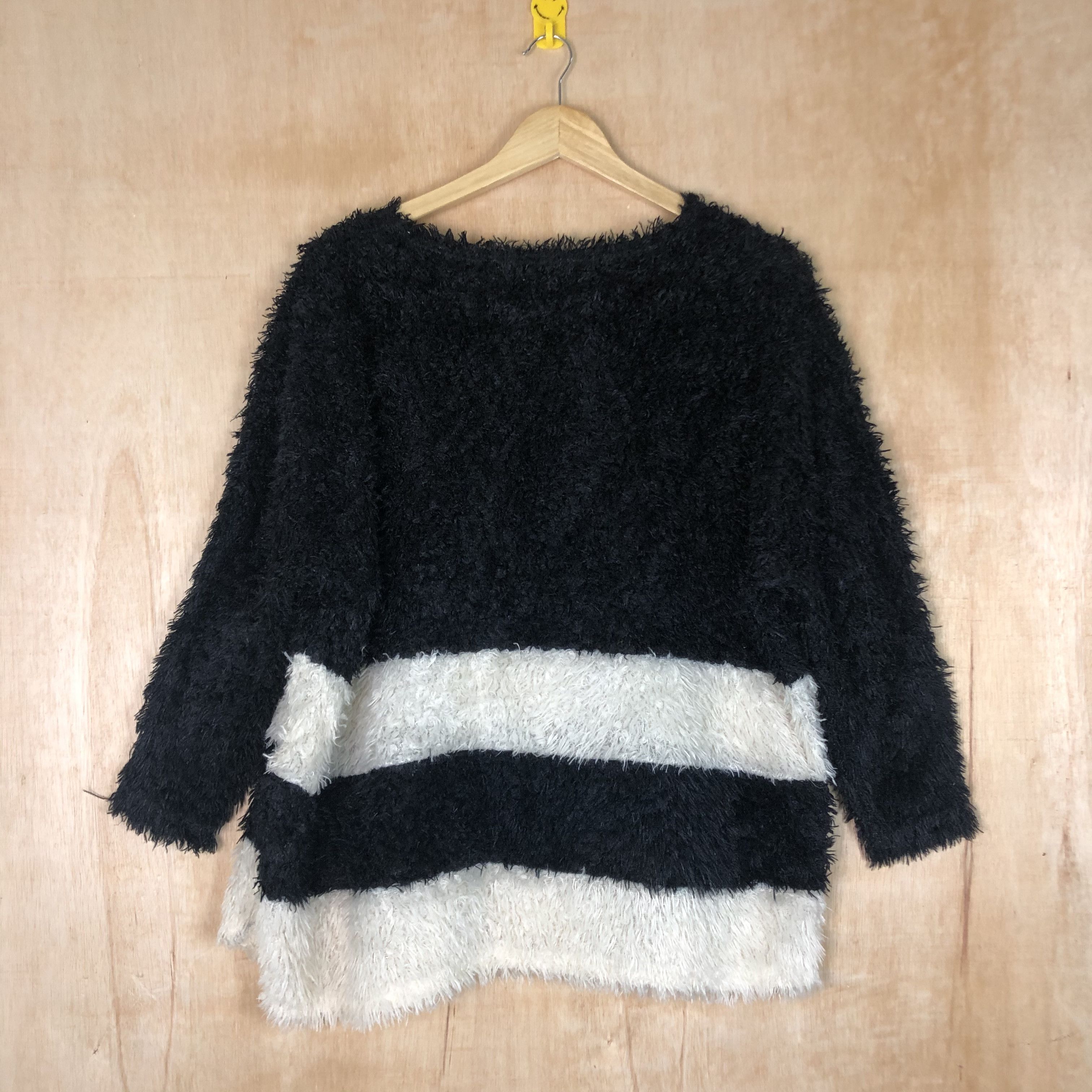 Homespun Knitwear DLL Park Girl japan knitwear shag shaggy mohair fur #c040 Size US XL / EU 56 / 4 - 9 Thumbnail