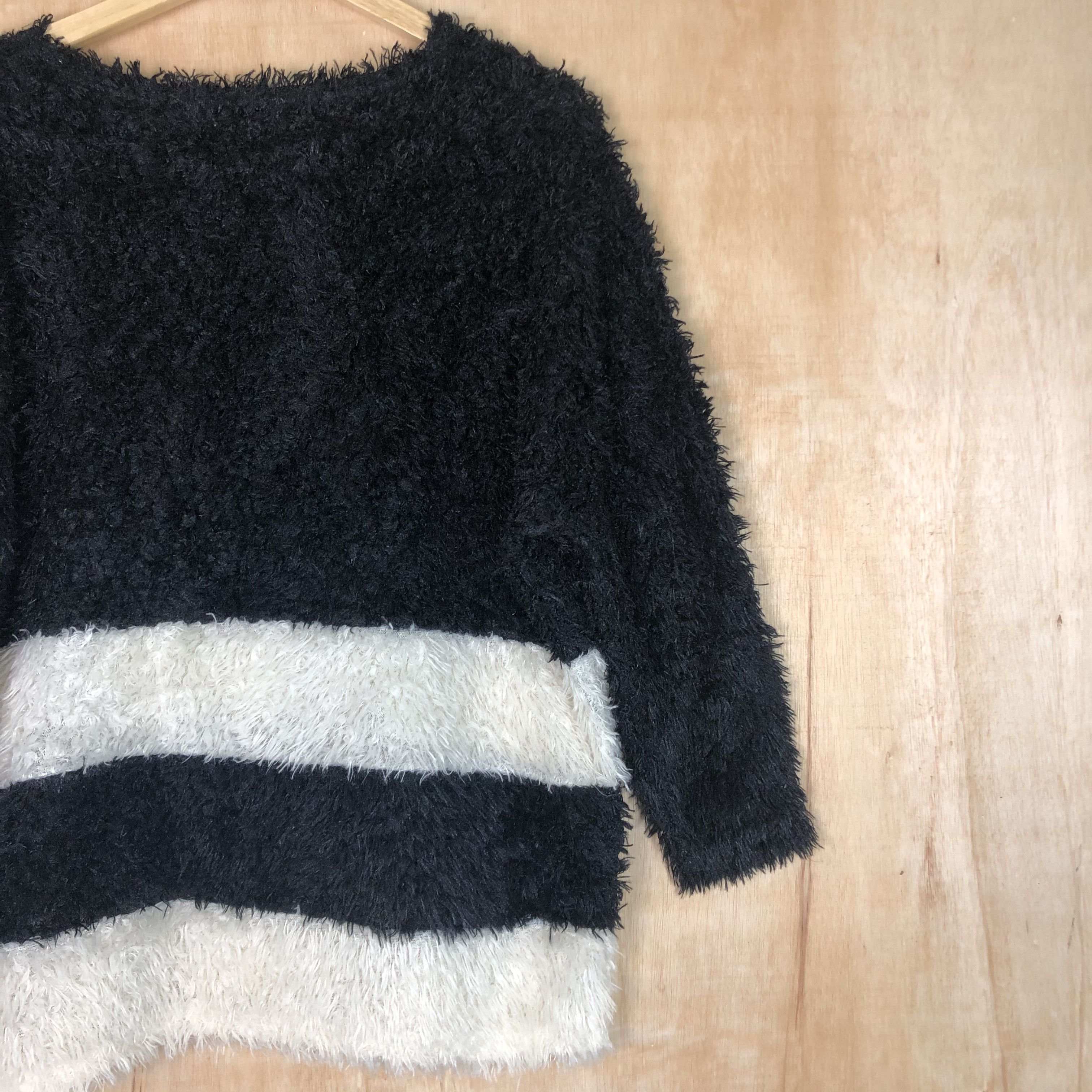 Homespun Knitwear DLL Park Girl japan knitwear shag shaggy mohair fur #c040 Size US XL / EU 56 / 4 - 10 Thumbnail