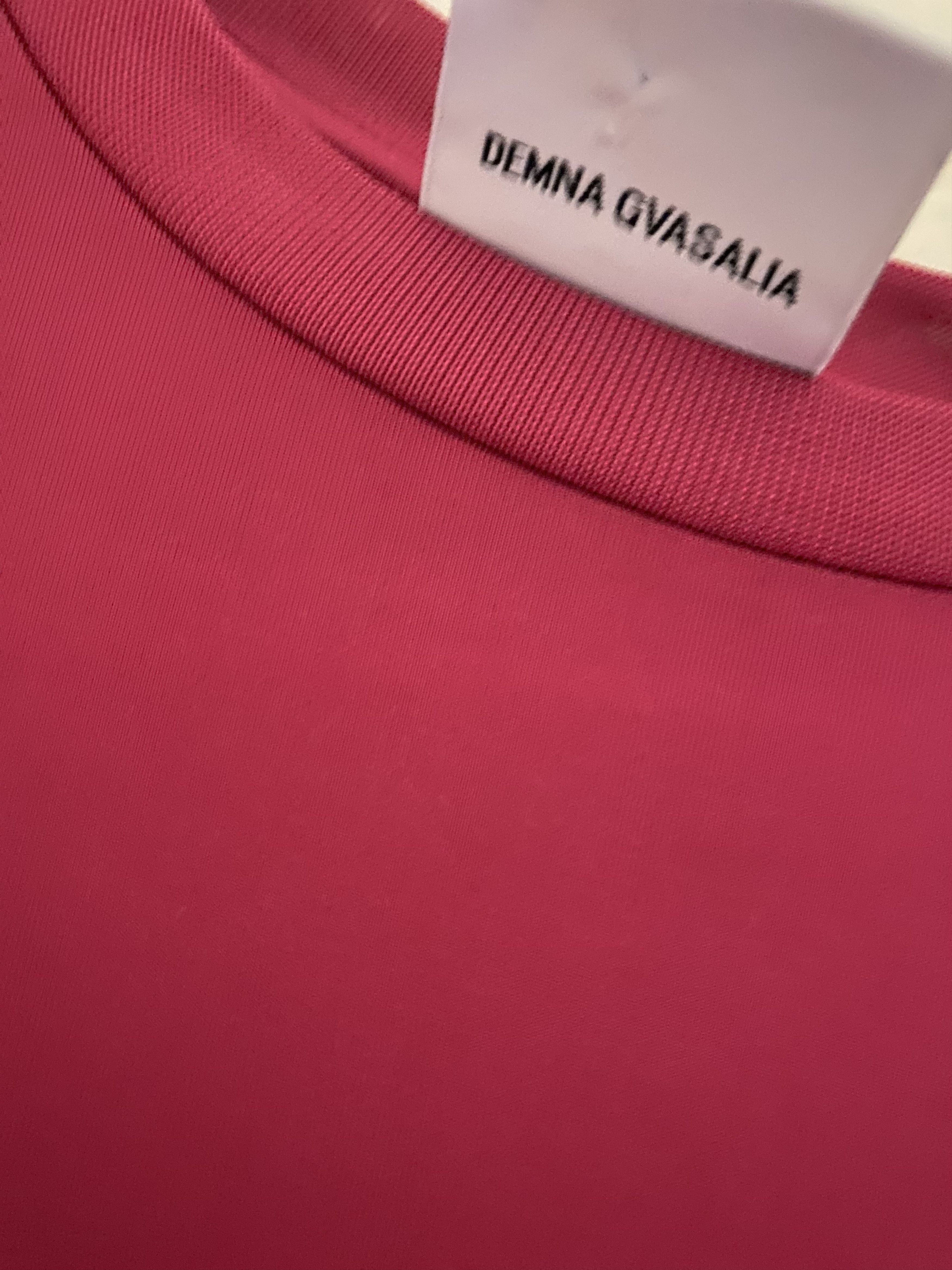 Vetements SS19 Vetements Runwat Fuschia Ruched asymm tunic dress Size ONE SIZE - 5 Thumbnail