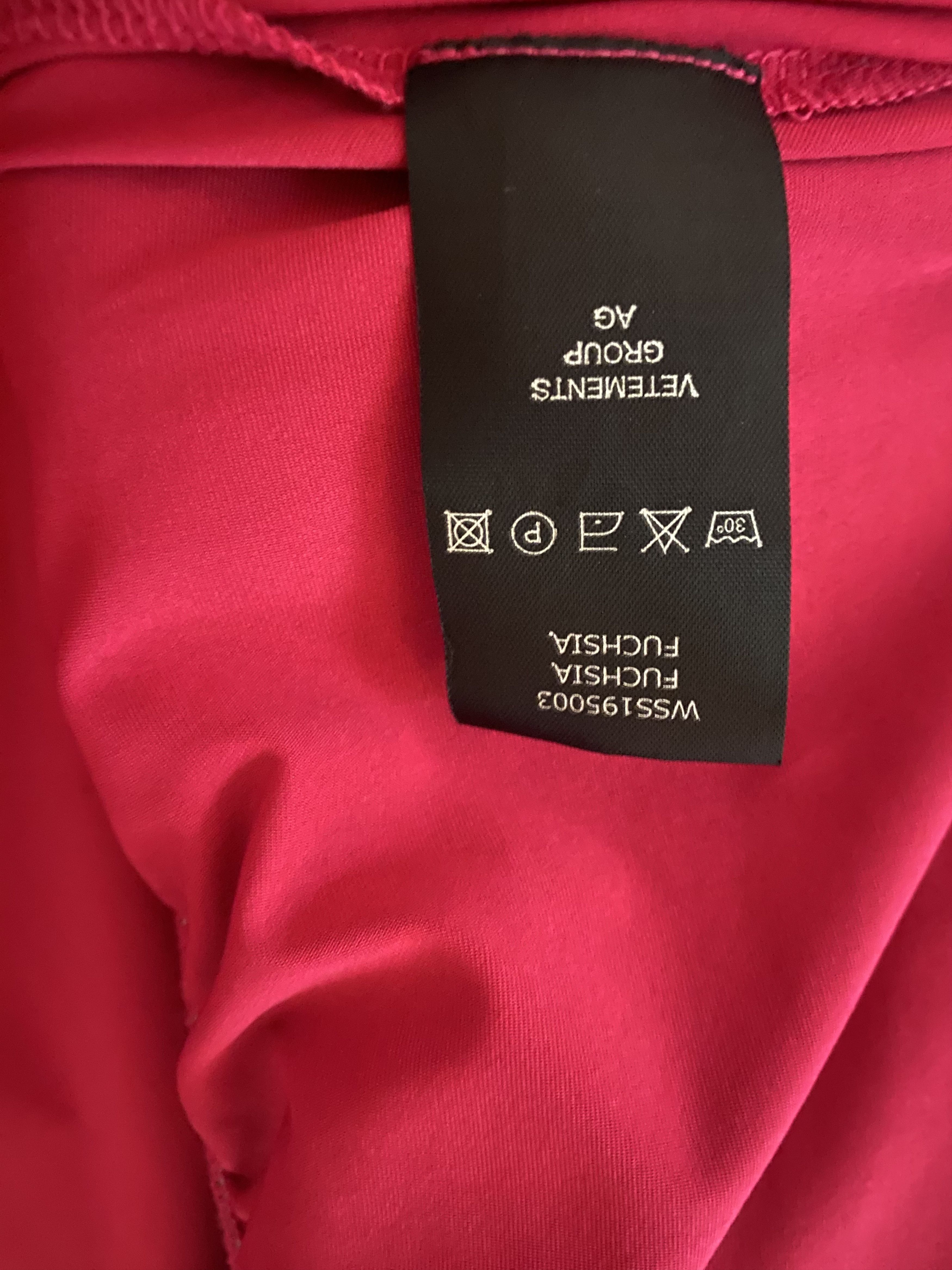 Vetements SS19 Vetements Runwat Fuschia Ruched asymm tunic dress Size ONE SIZE - 7 Thumbnail