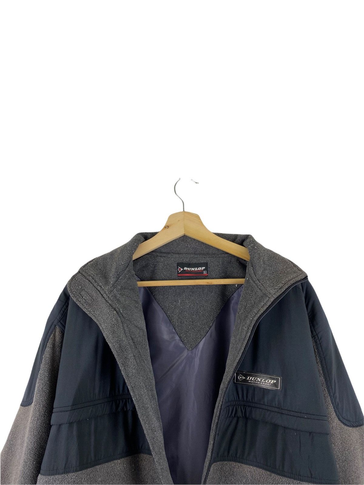 Dunlop × Vintage VINTAGE DUNLOP MOTORSPORT FLEECE JACKET Size US L / EU 52-54 / 3 - 3 Thumbnail