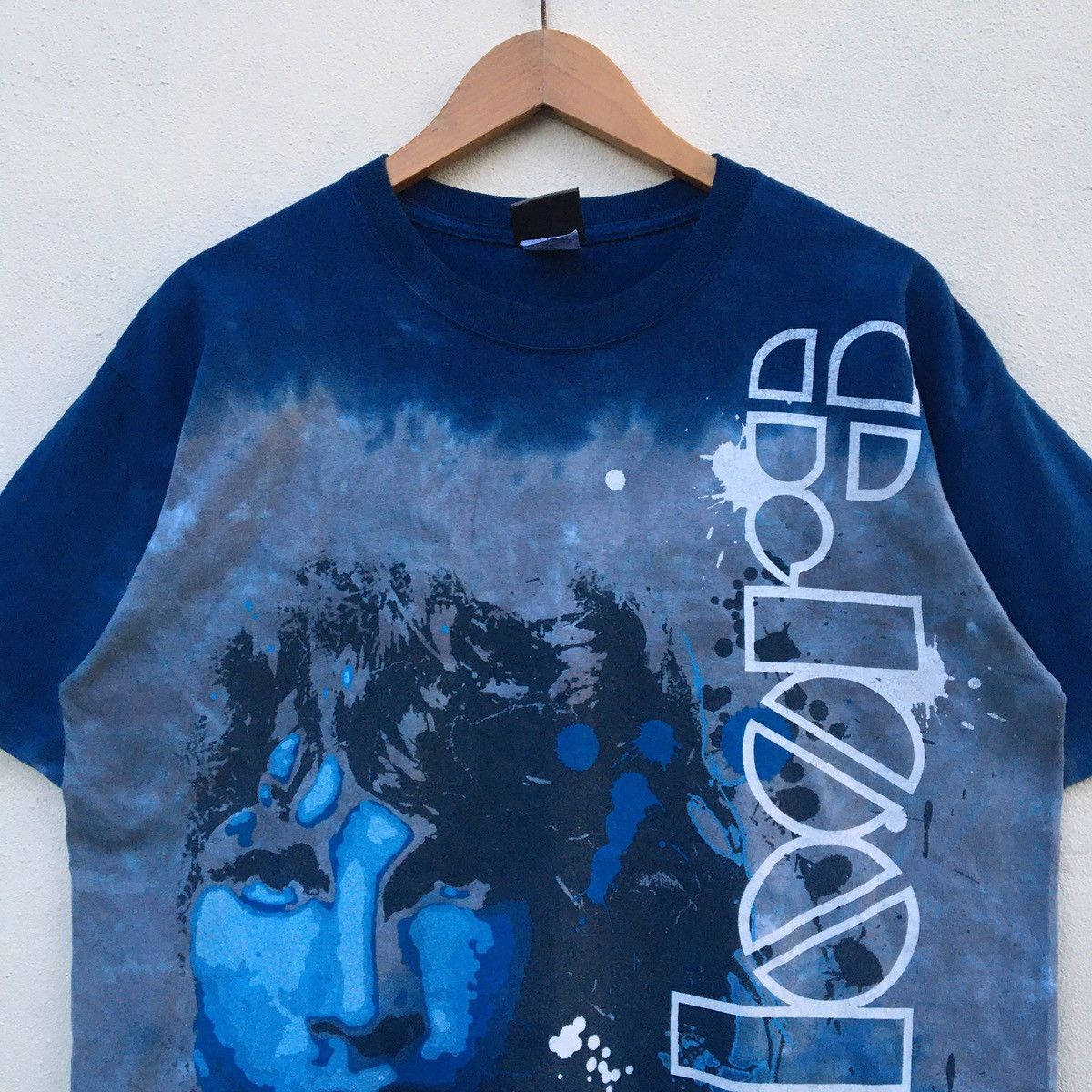 Band Tees Vintage THE DOORS BAND JIM MORRISON LIQUID BLUE T-shirt Size US L / EU 52-54 / 3 - 2 Thumbnail