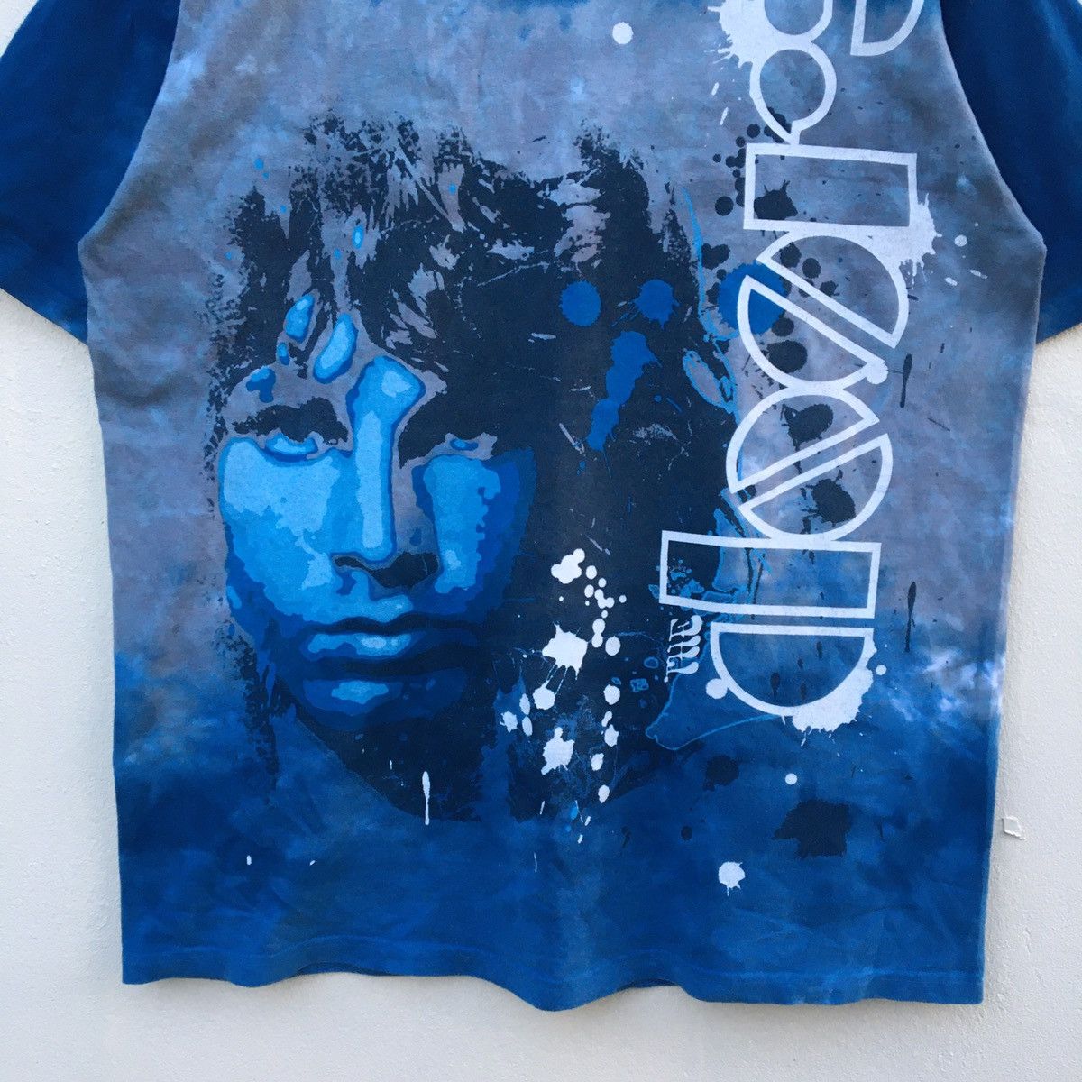 Band Tees Vintage THE DOORS BAND JIM MORRISON LIQUID BLUE T-shirt Size US L / EU 52-54 / 3 - 6 Thumbnail