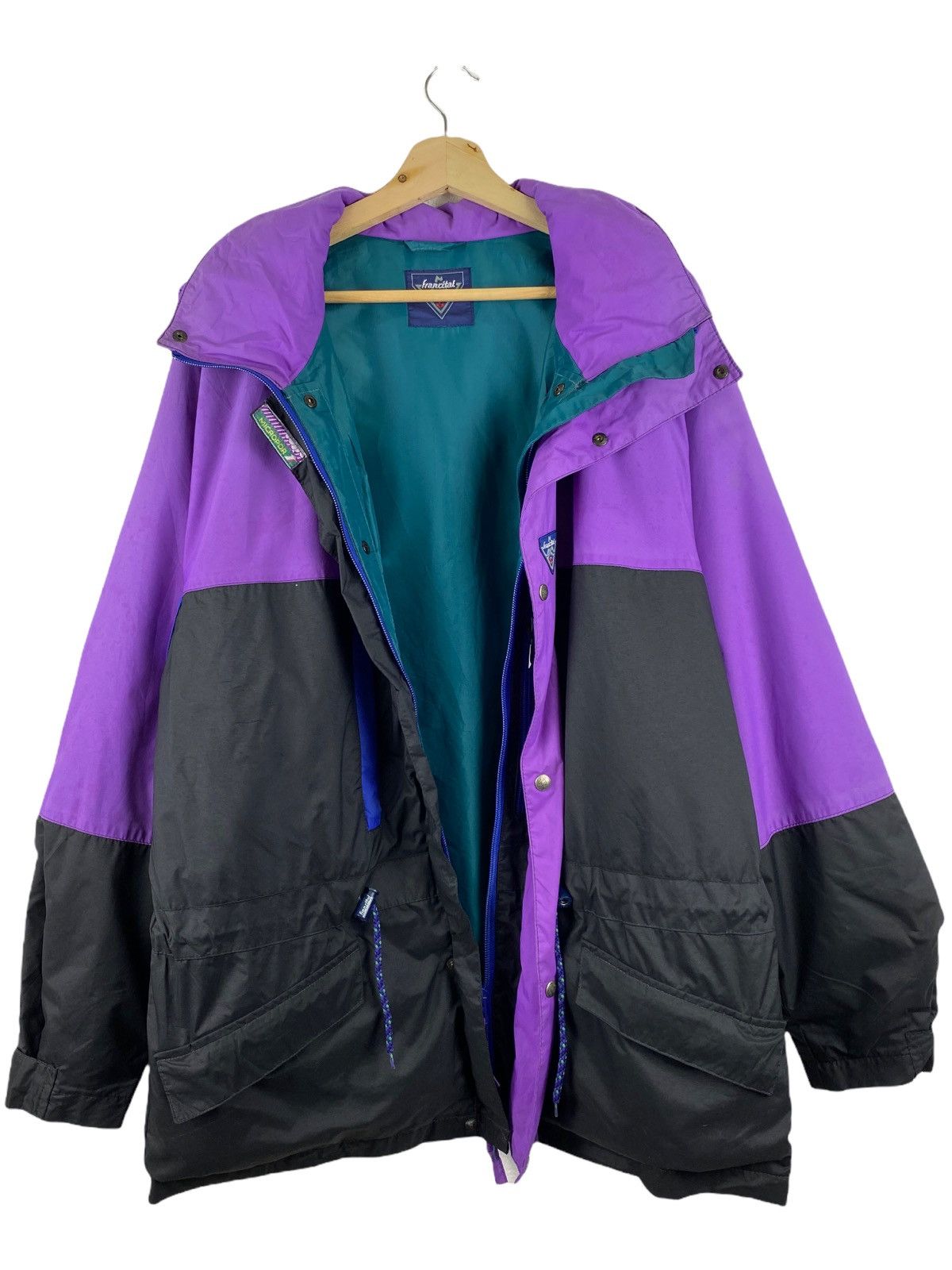 Japanese Brand FRANCITAL WINDBREAKER JACKET Size US XL / EU 56 / 4 - 3 Thumbnail