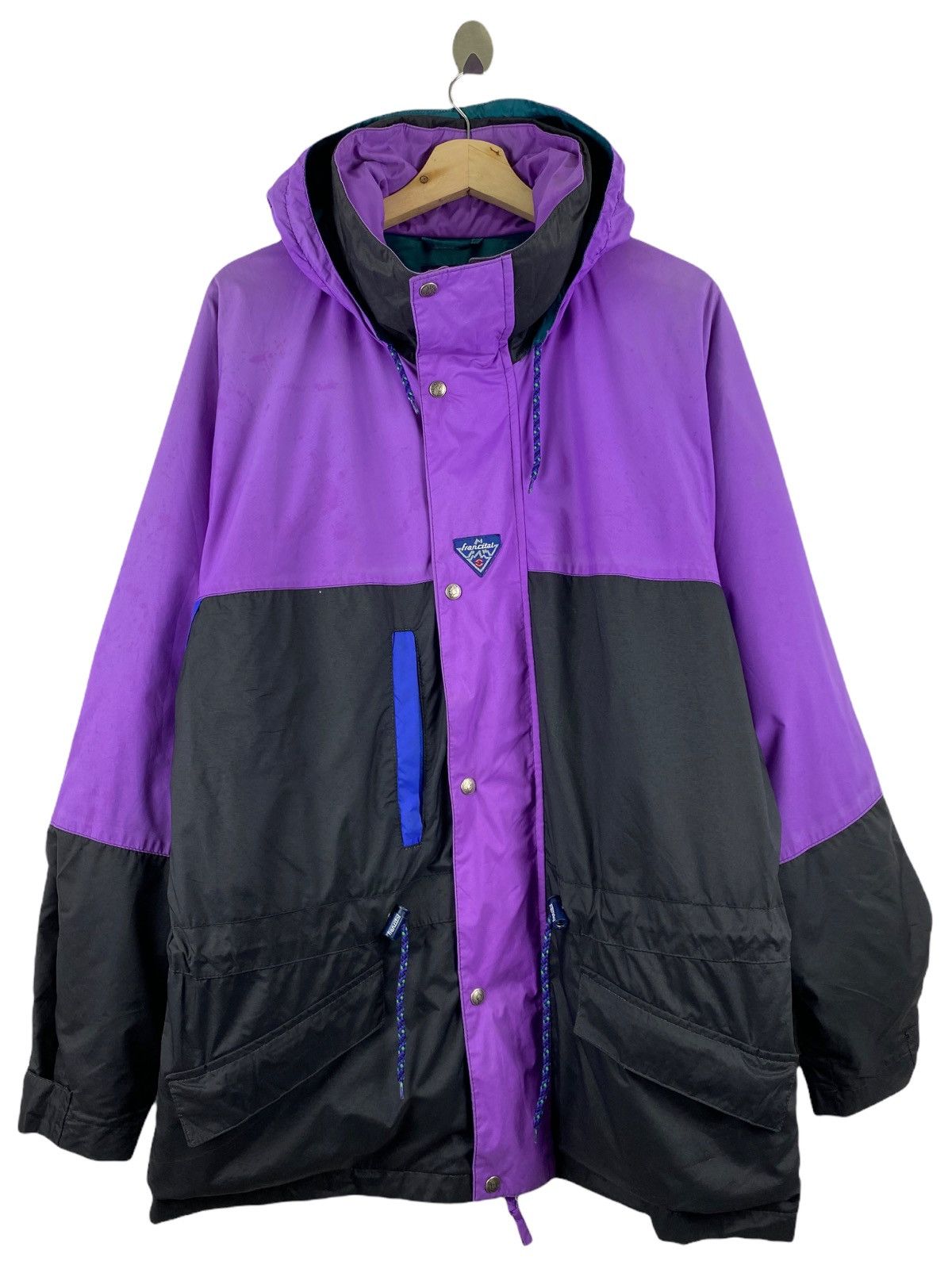 Japanese Brand FRANCITAL WINDBREAKER JACKET Size US XL / EU 56 / 4 - 1 Thumbnail