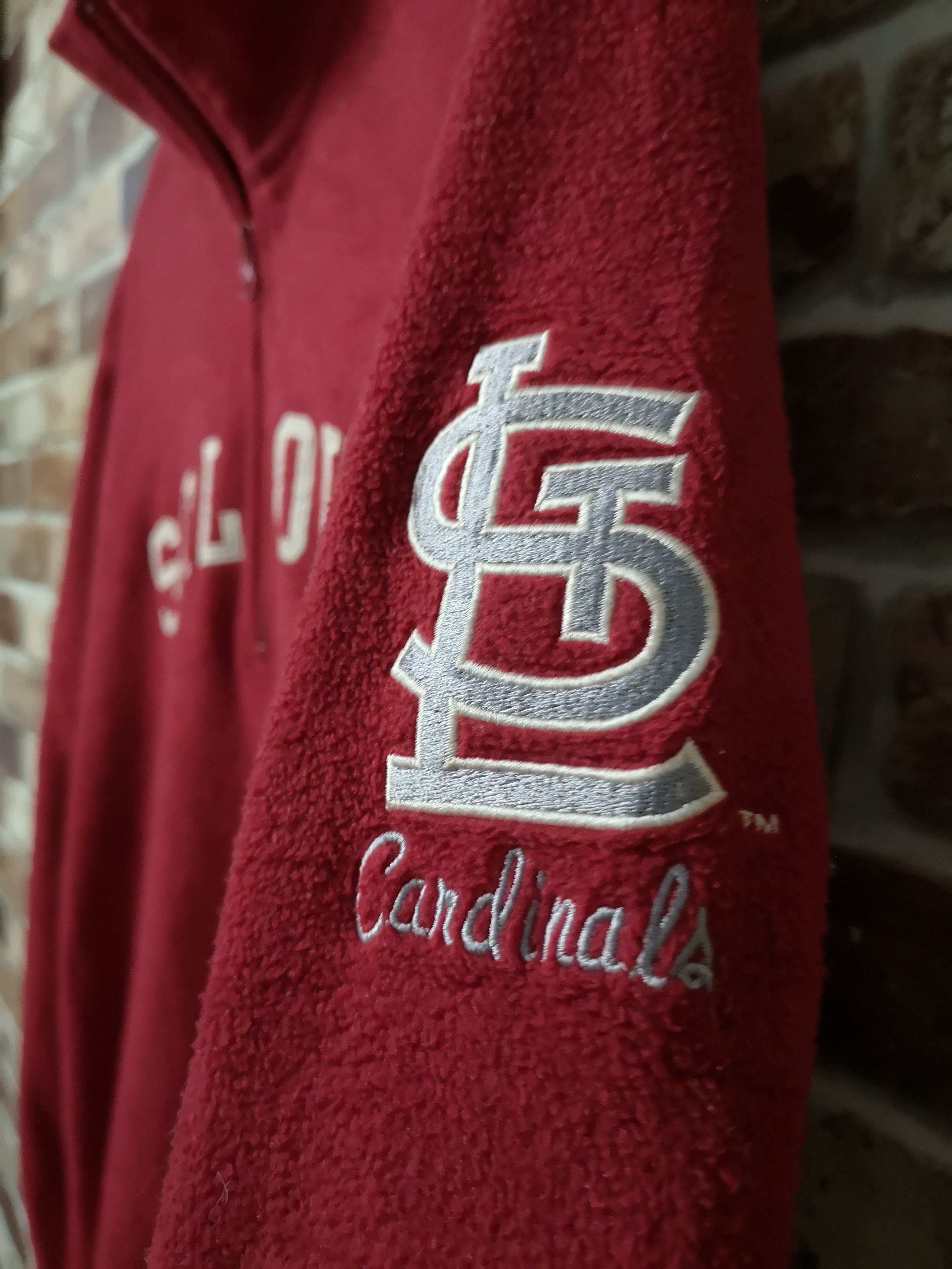 MLB × Uniqlo St. Louis Sweater Half Zipper Size US L / EU 52-54 / 3 - 4 Thumbnail