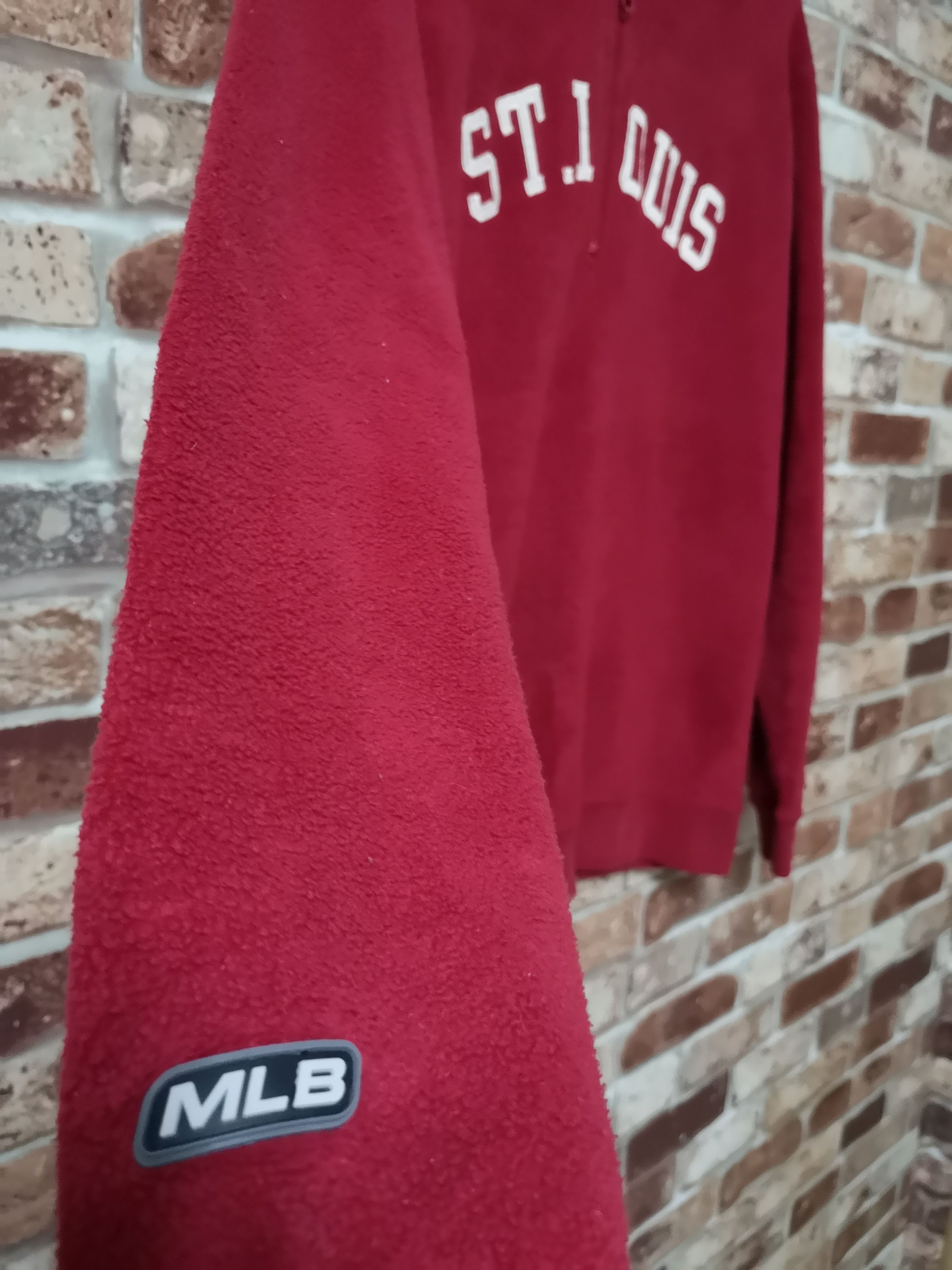 MLB × Uniqlo St. Louis Sweater Half Zipper Size US L / EU 52-54 / 3 - 5 Thumbnail