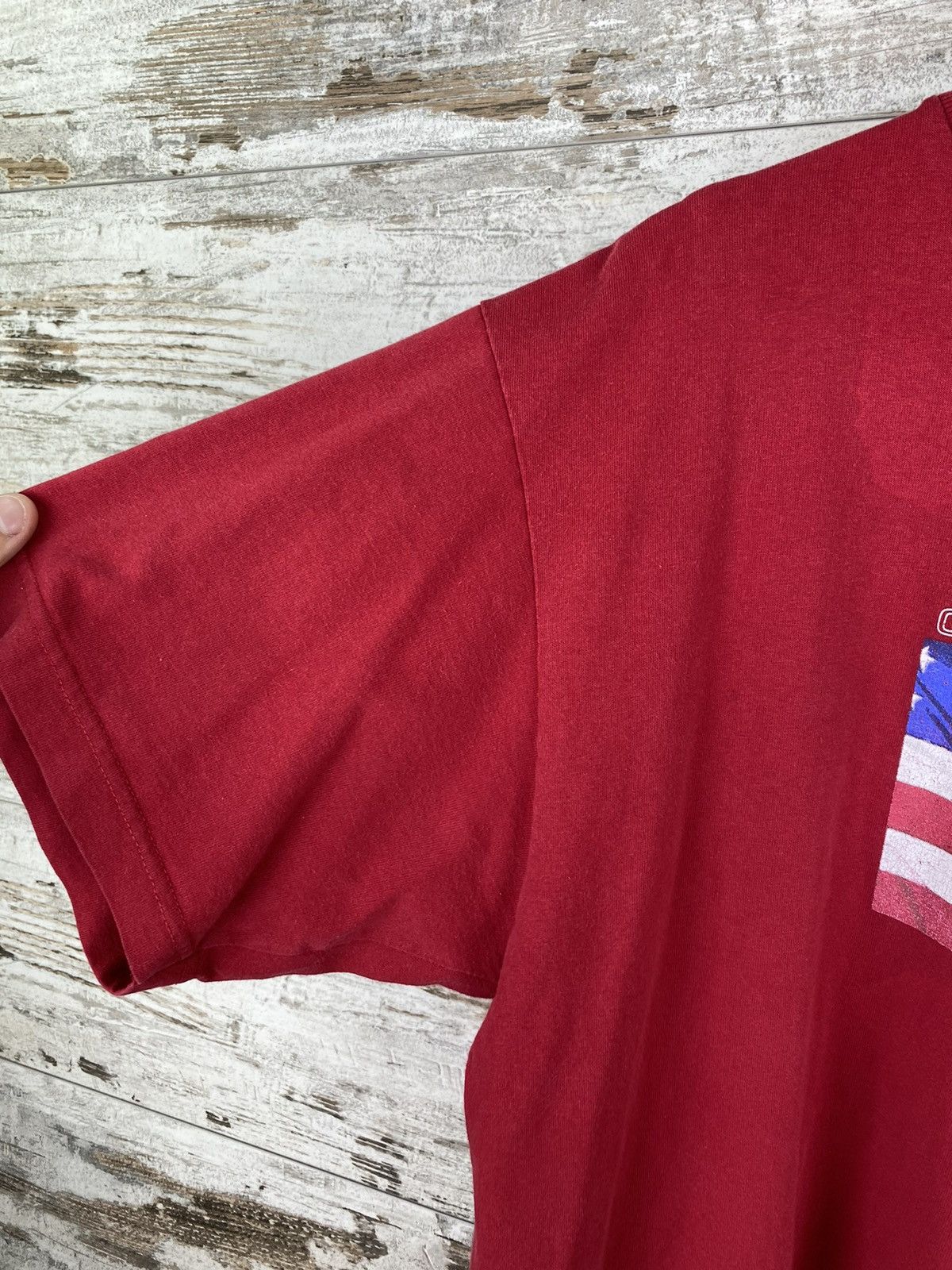Chaps Ralph Lauren × Polo Ralph Lauren × Vintage Mens Vintage Chaps Polo Ralph Lauren T Shirt USA flag rare Size US L / EU 52-54 / 3 - 5 Thumbnail