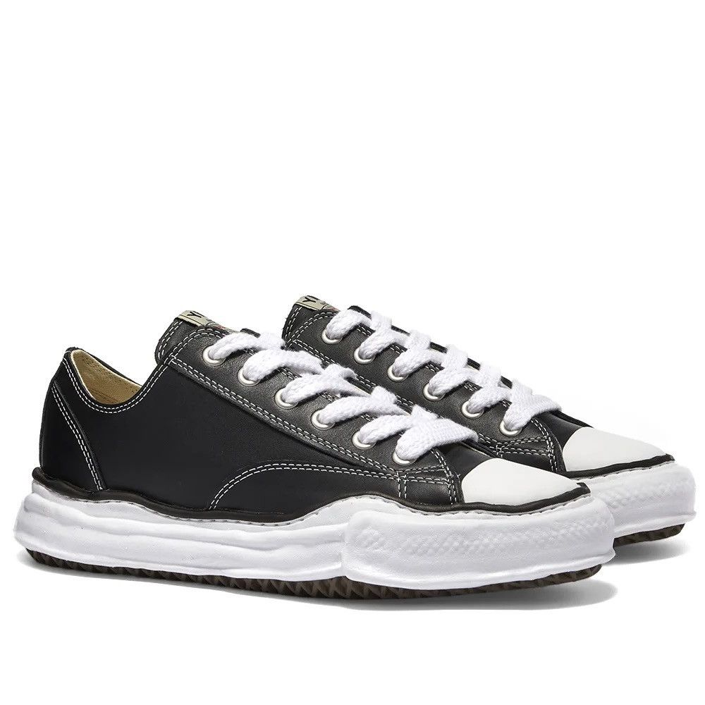 image of Avant Garde x Miharayasuhiro Mmy Leather Low Sneakers in Black, Men's (Size 8)