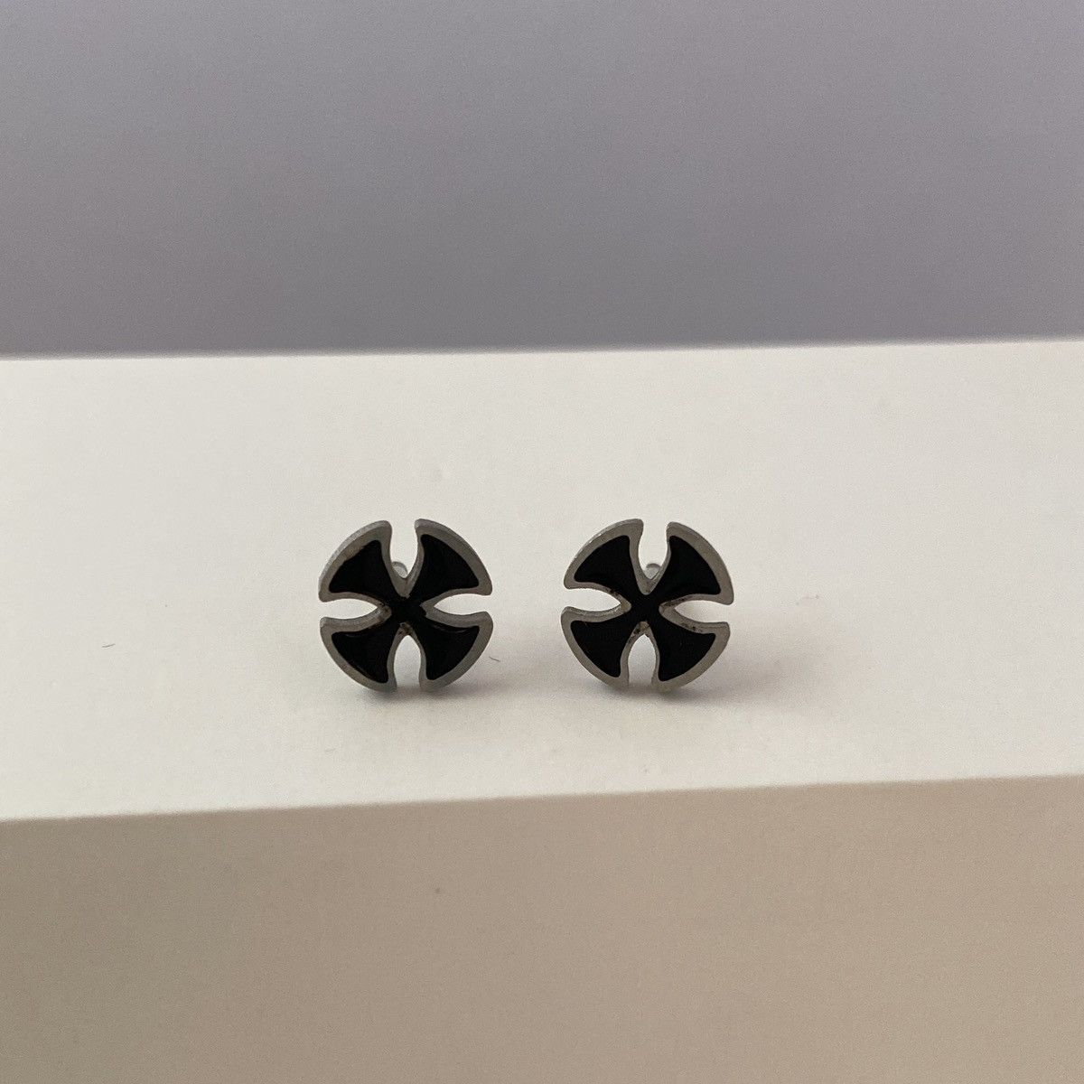 Other Titanium Steel Cross Stud Earrings for Men Women Size ONE SIZE - 1 Thumbnail