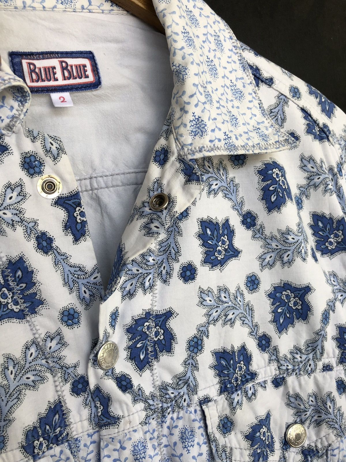 Blue Blue Japan BlueBlue Kapital Paisley Patchwork Trucker Jacket Size US S / EU 44-46 / 1 - 12 Thumbnail